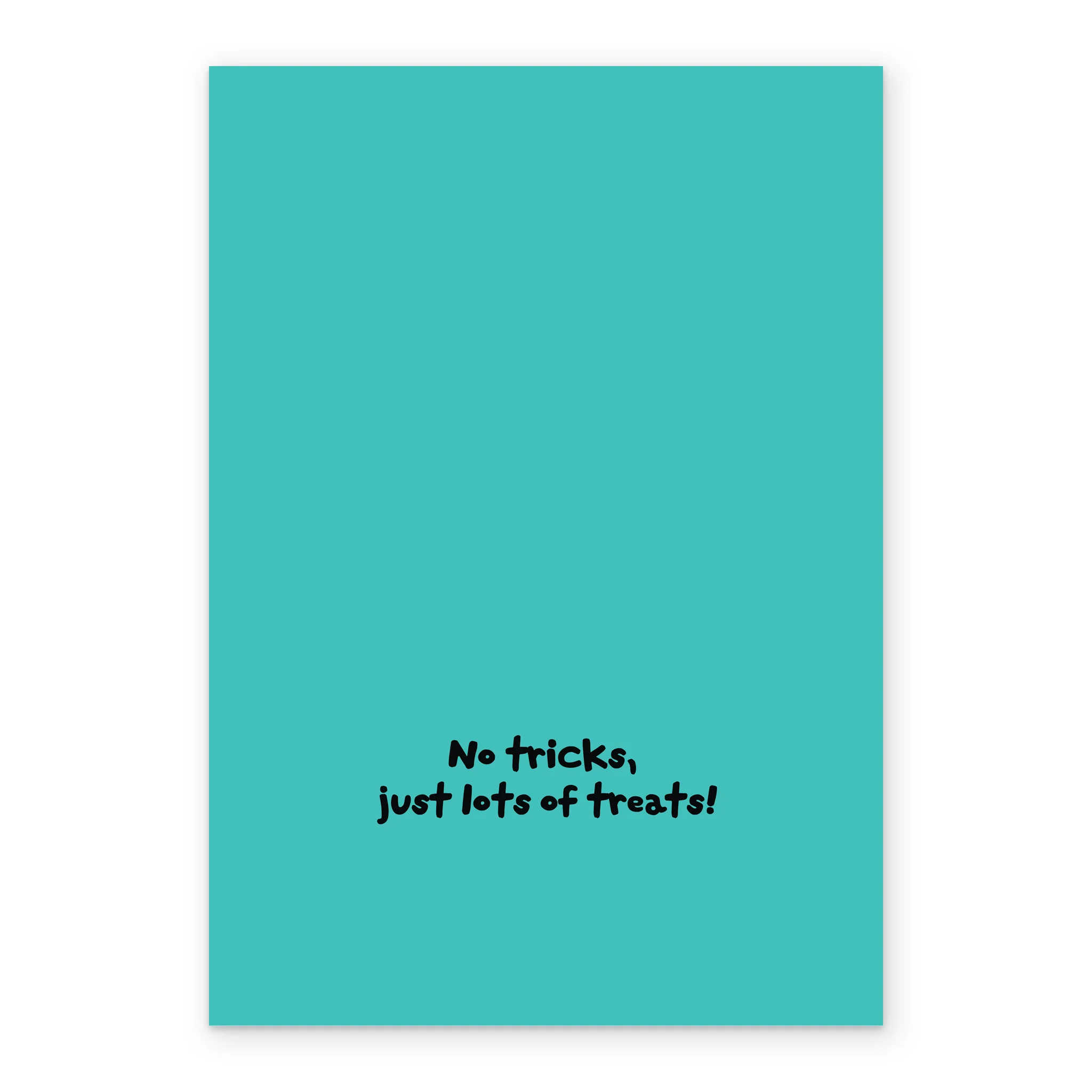 Personalised Ghost & Sweet Border Halloween Card - Image 3