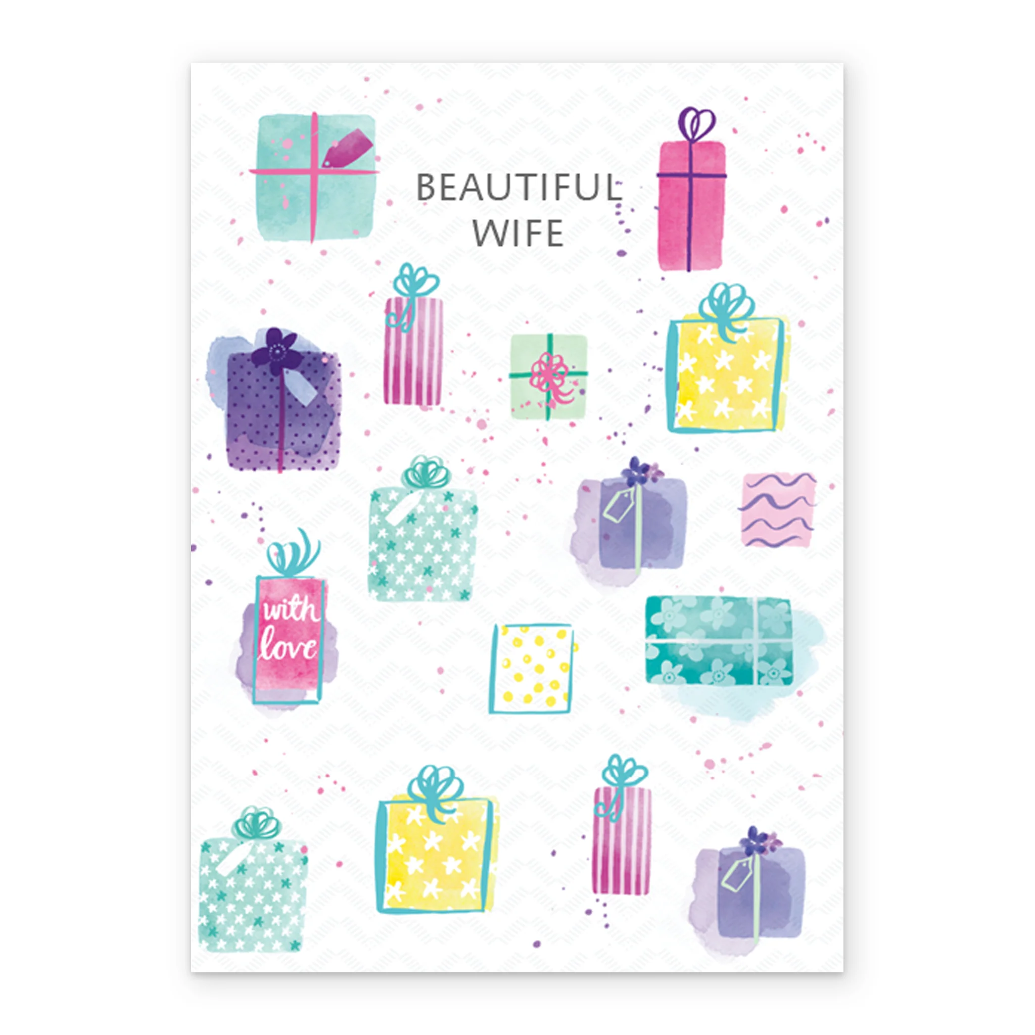 Personalised Gift Box Presents Wife Card - Image 2