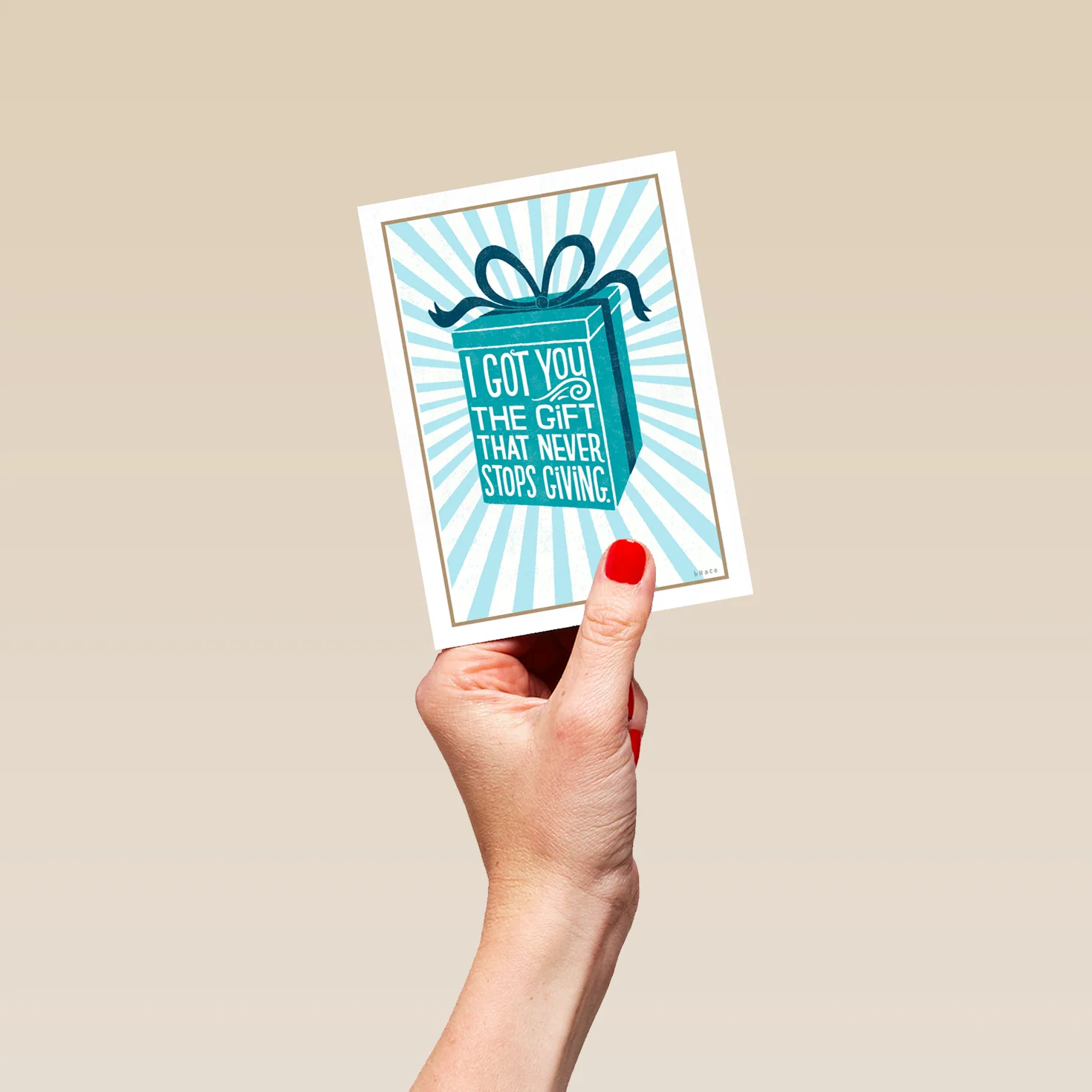 Personalised Gift That Never Stops Giving Birthday Card - Image 4