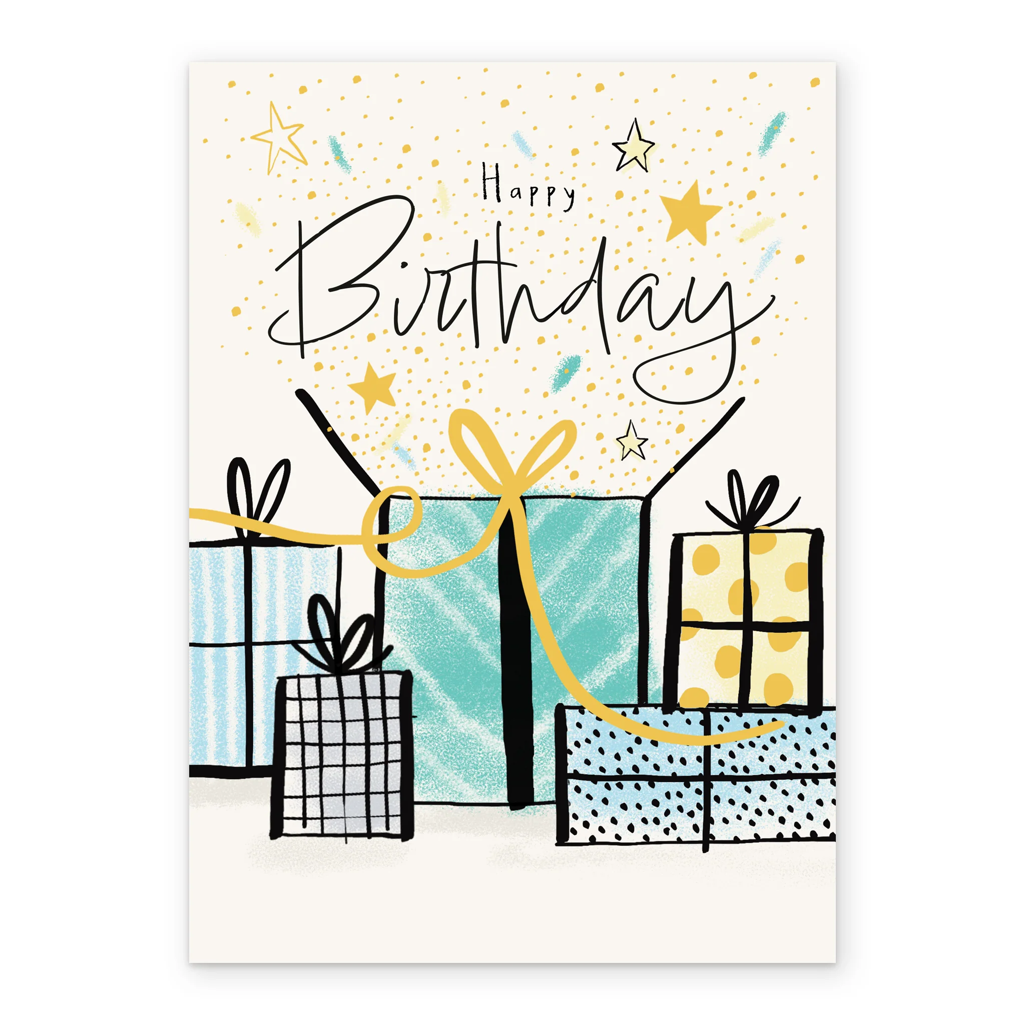 Personalised Gifts & Stars Birthday Card For Him - Image 2