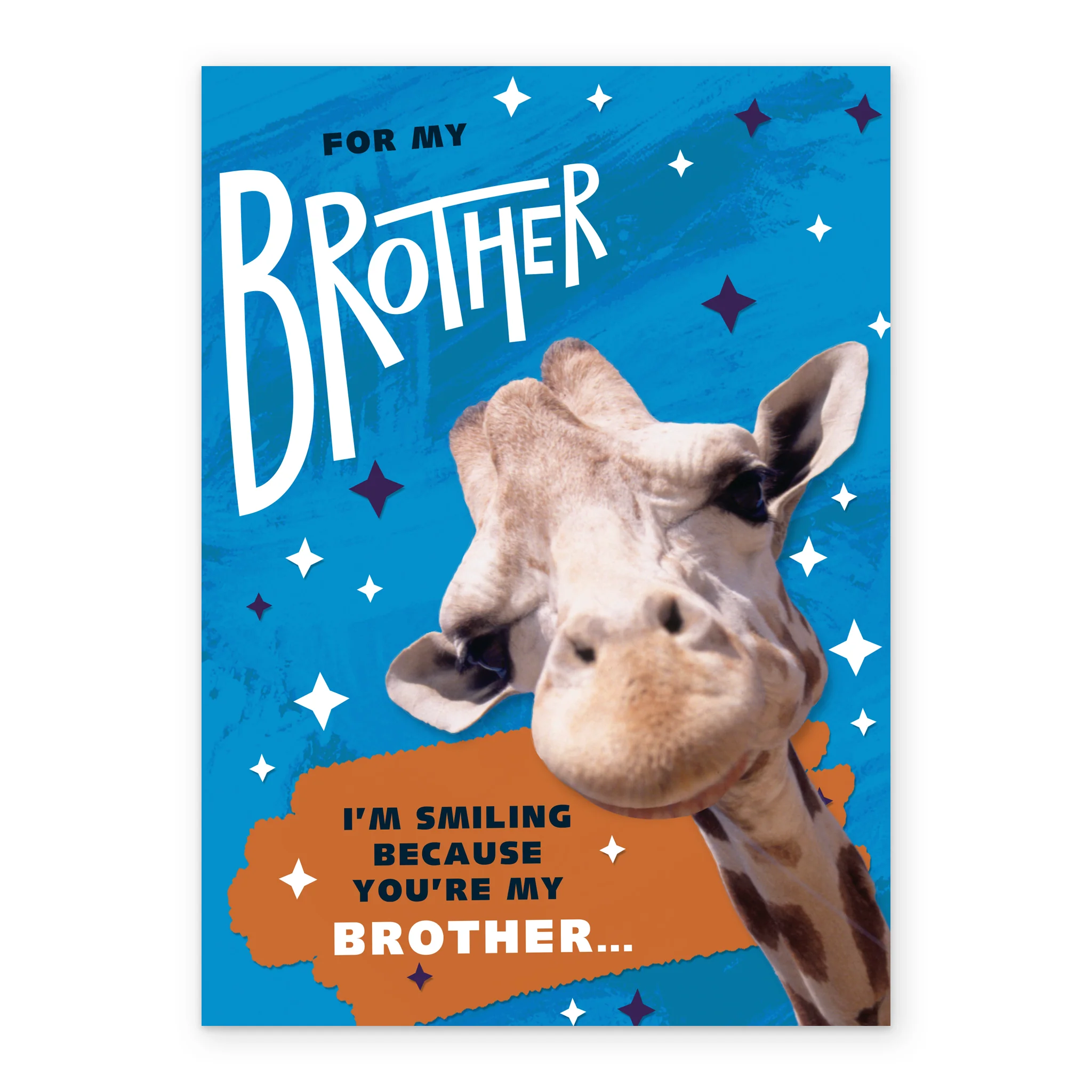 Personalised Giraffe Brother Birthday Card - Image 2