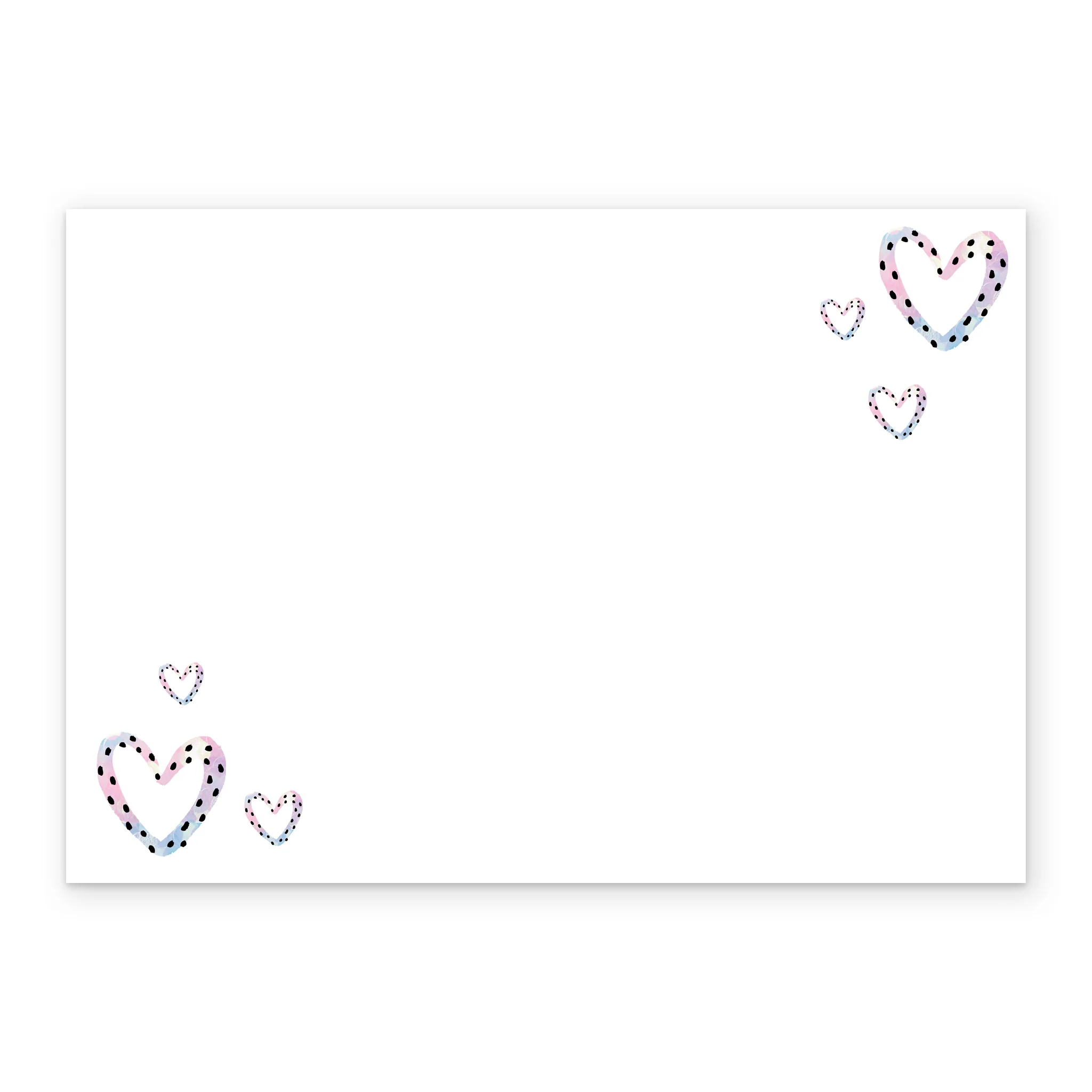 Personalised Godmother Love Heart Polka Dots Mother's Day Card - Image 3