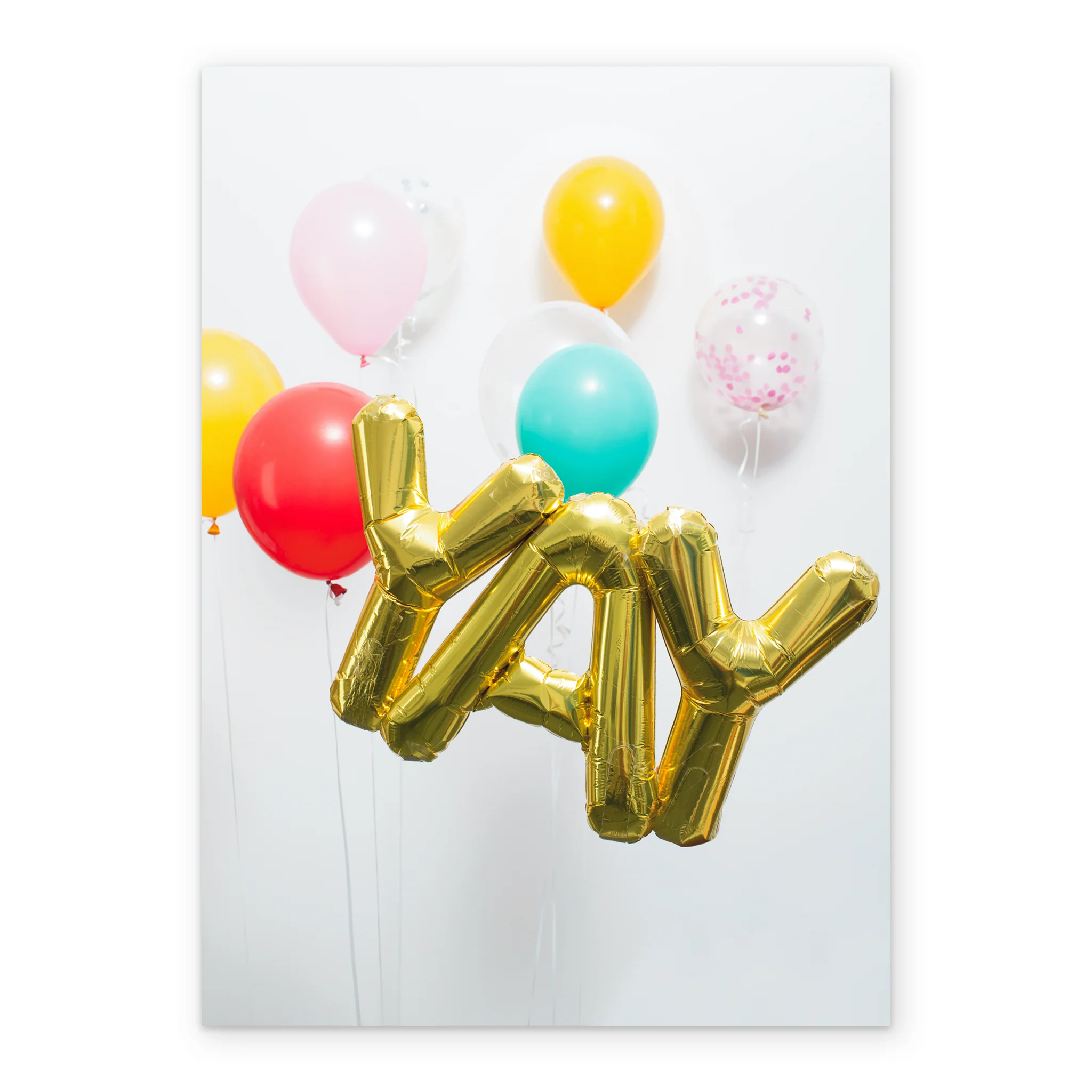 Personalised Gold Balloon Card - Image 2