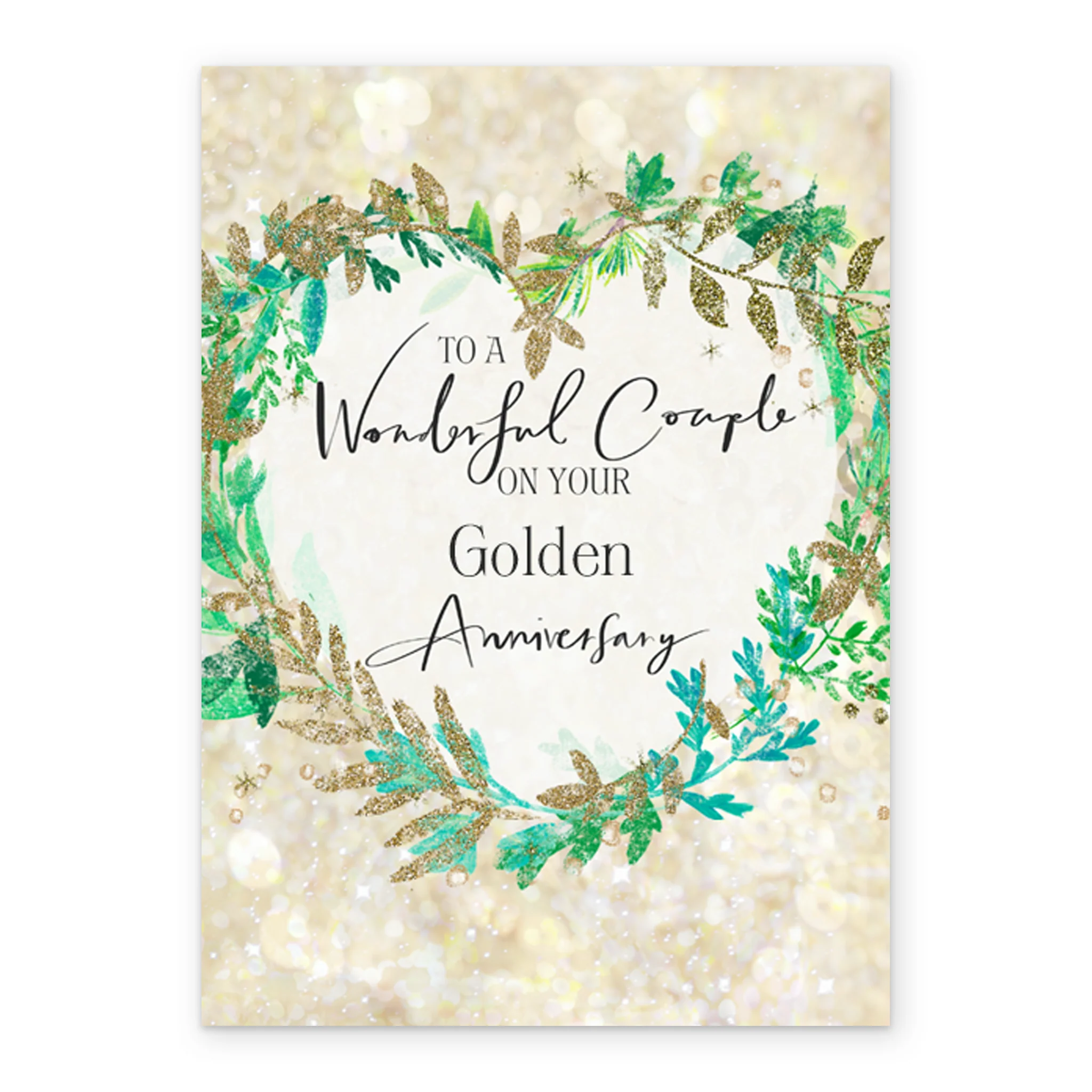 Personalised Golden Wedding Anniversary Card - Image 2