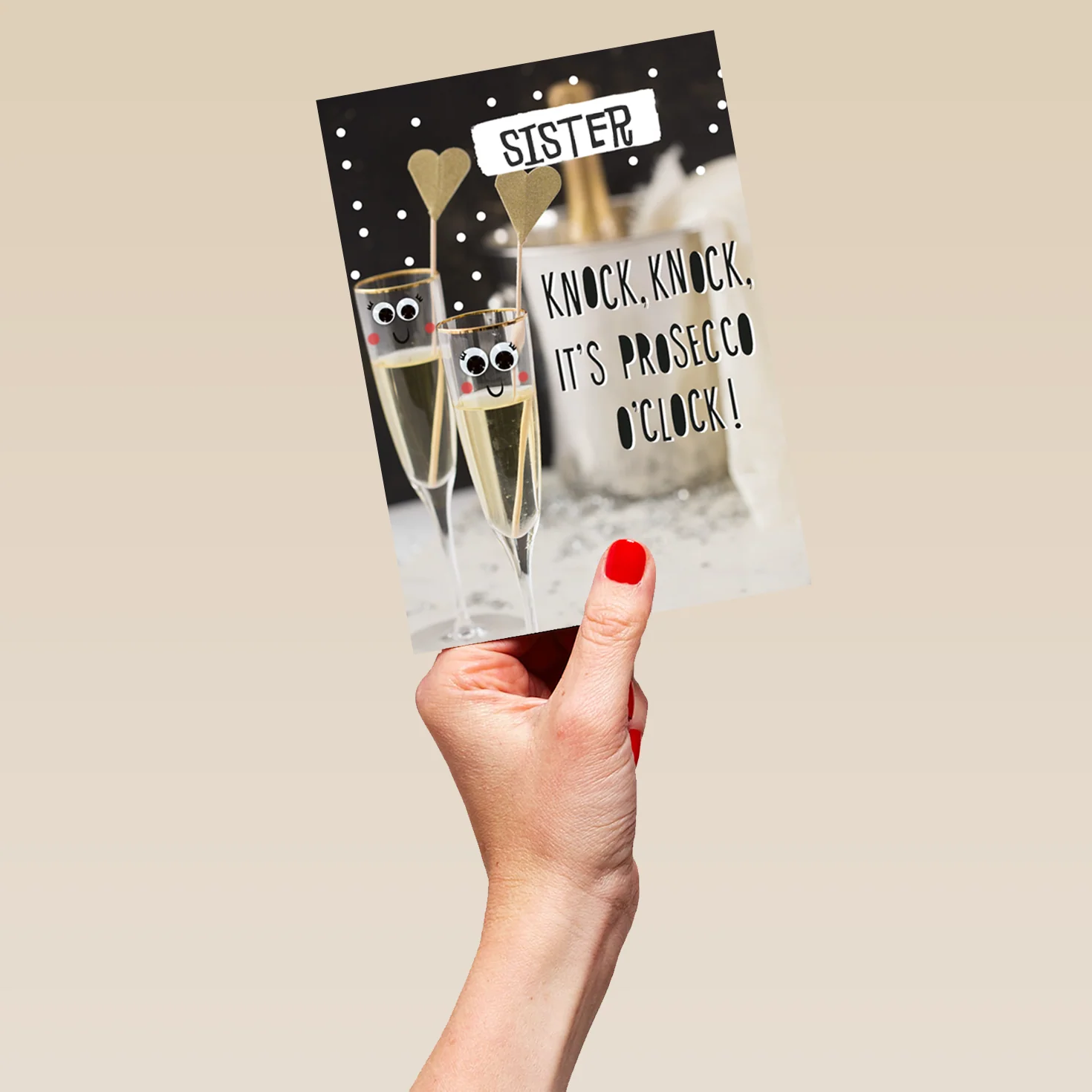 Personalised Googly Eyes Card For Sister - Image 5
