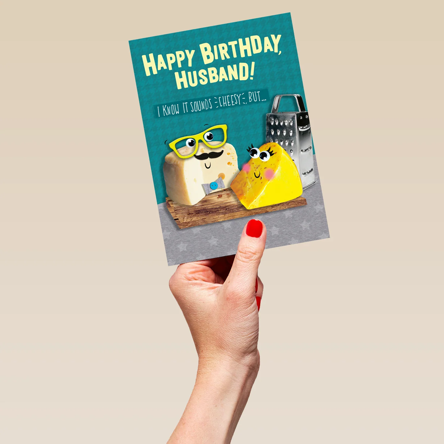 Personalised Googly Eyes Husband Card - Image 5