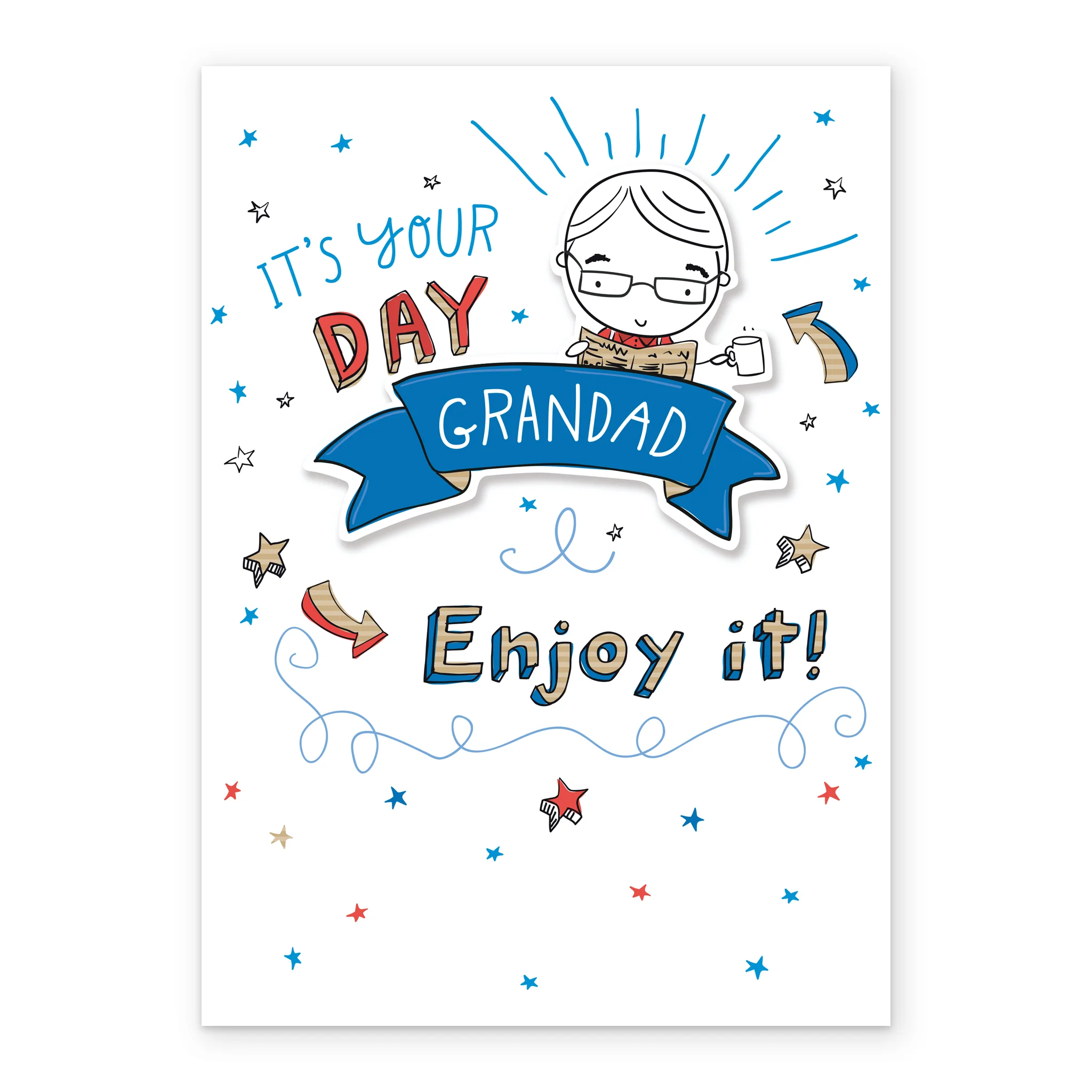 Personalised Grandad Banner Birthday Card - Image 2