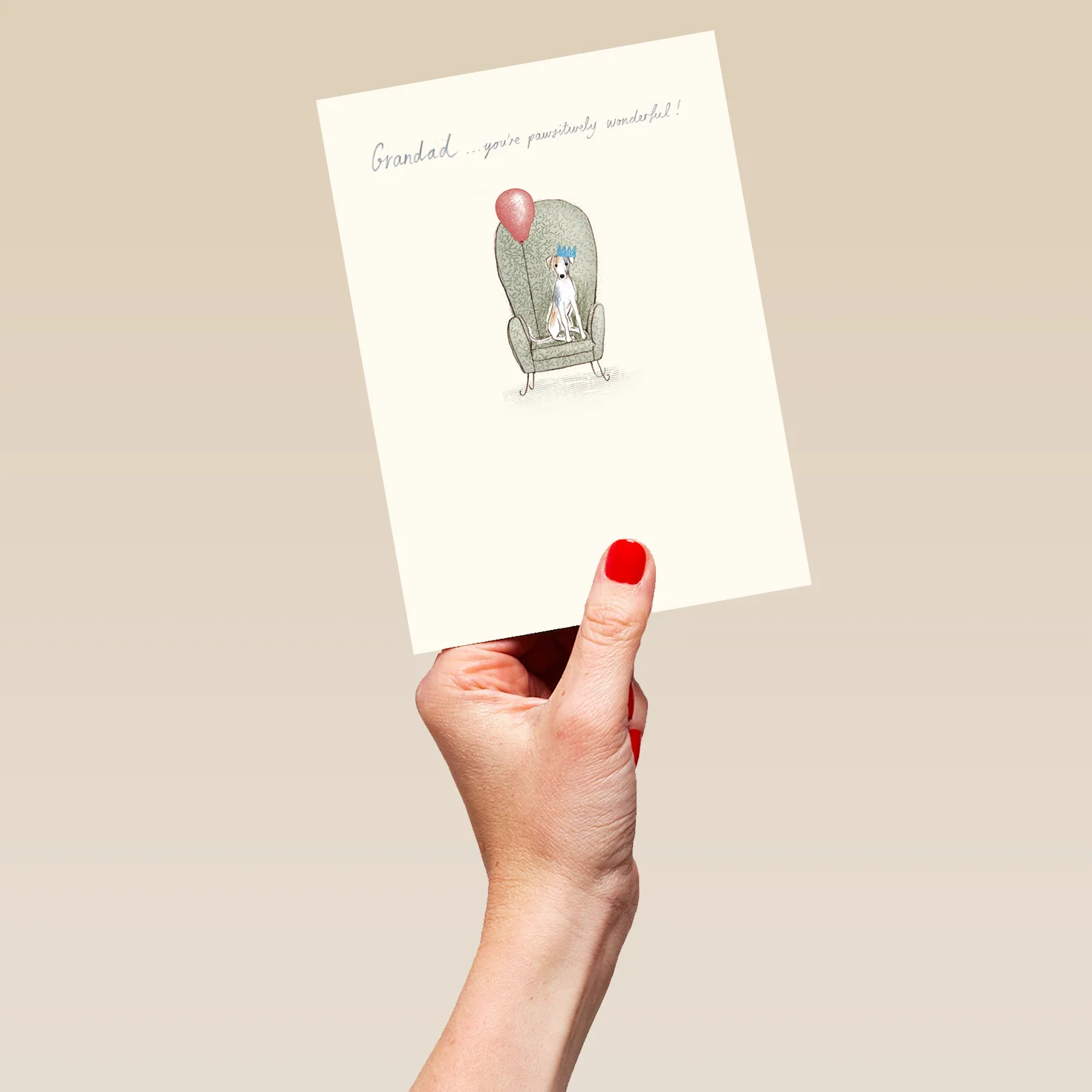 Personalised Grandad Cute Dog Birthday Card - Image 5