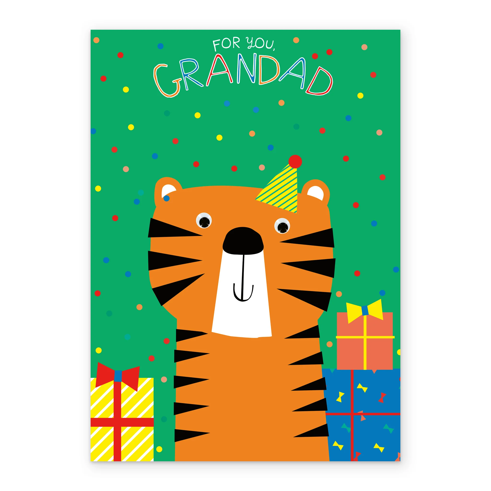 Personalised Grandad Cute Tiger Birthday Card - Image 2