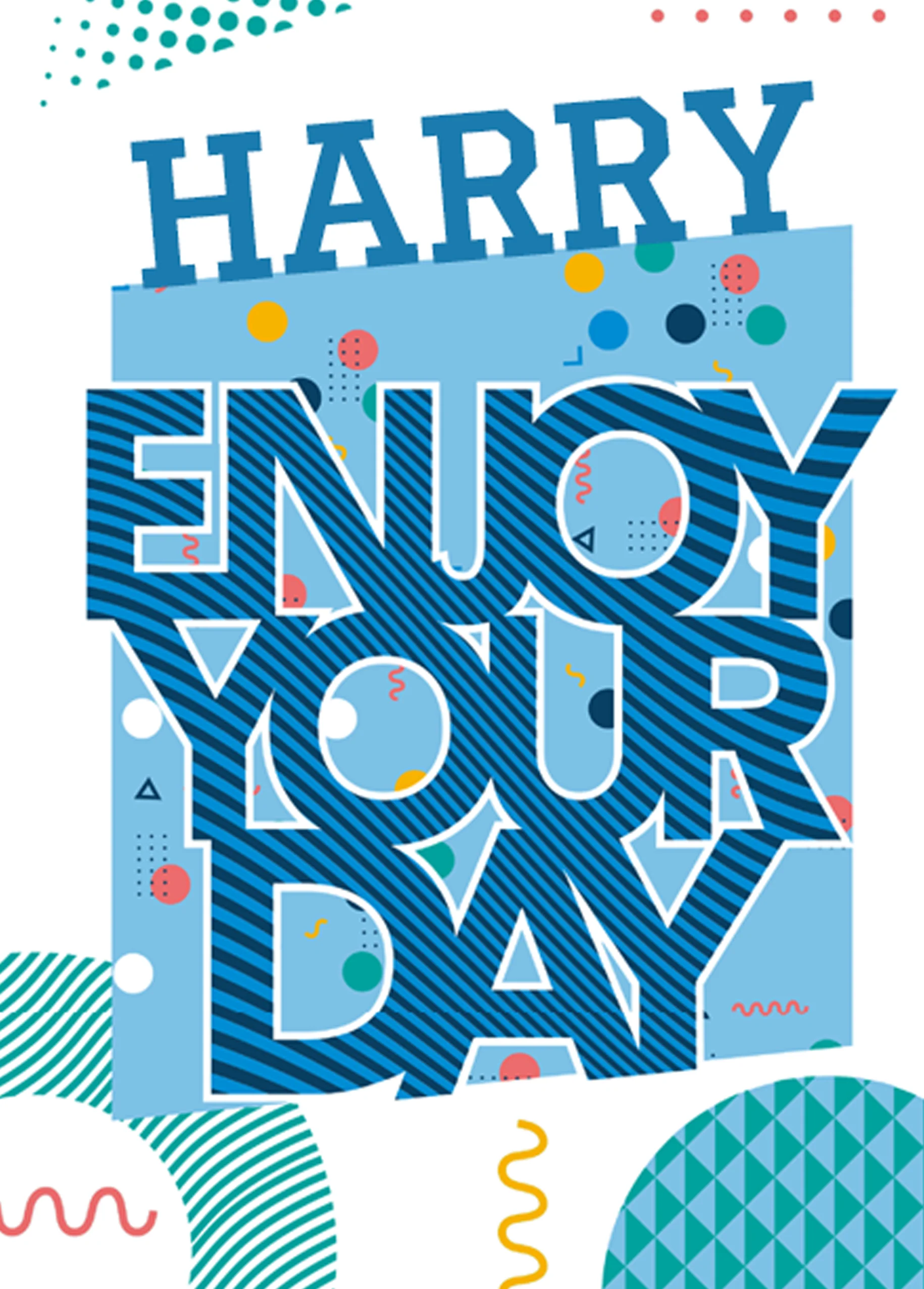 Personalised Grandad Enjoy Your Day Birthday Card