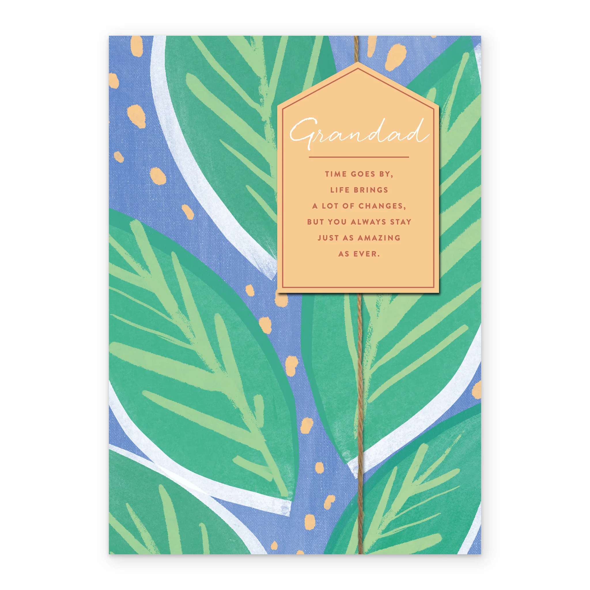 Personalised Grandad Leaf Heartfelt Birthday Card - Image 2