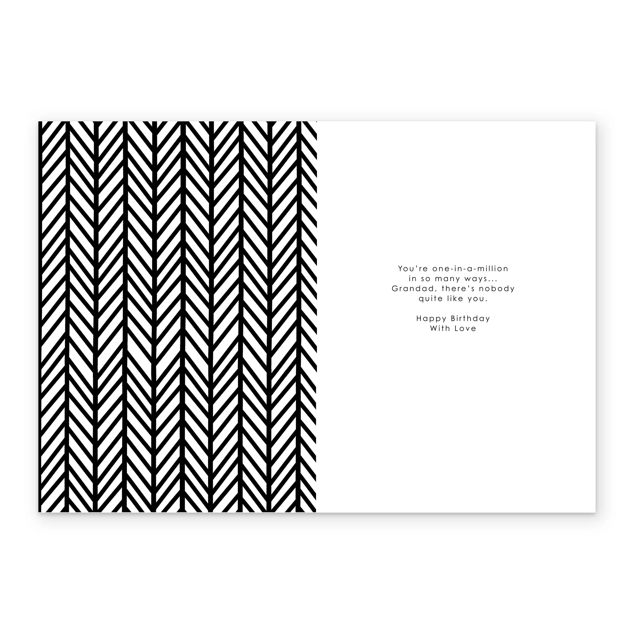 Personalised Grandad Patterned Photo Birthday Card - Image 3