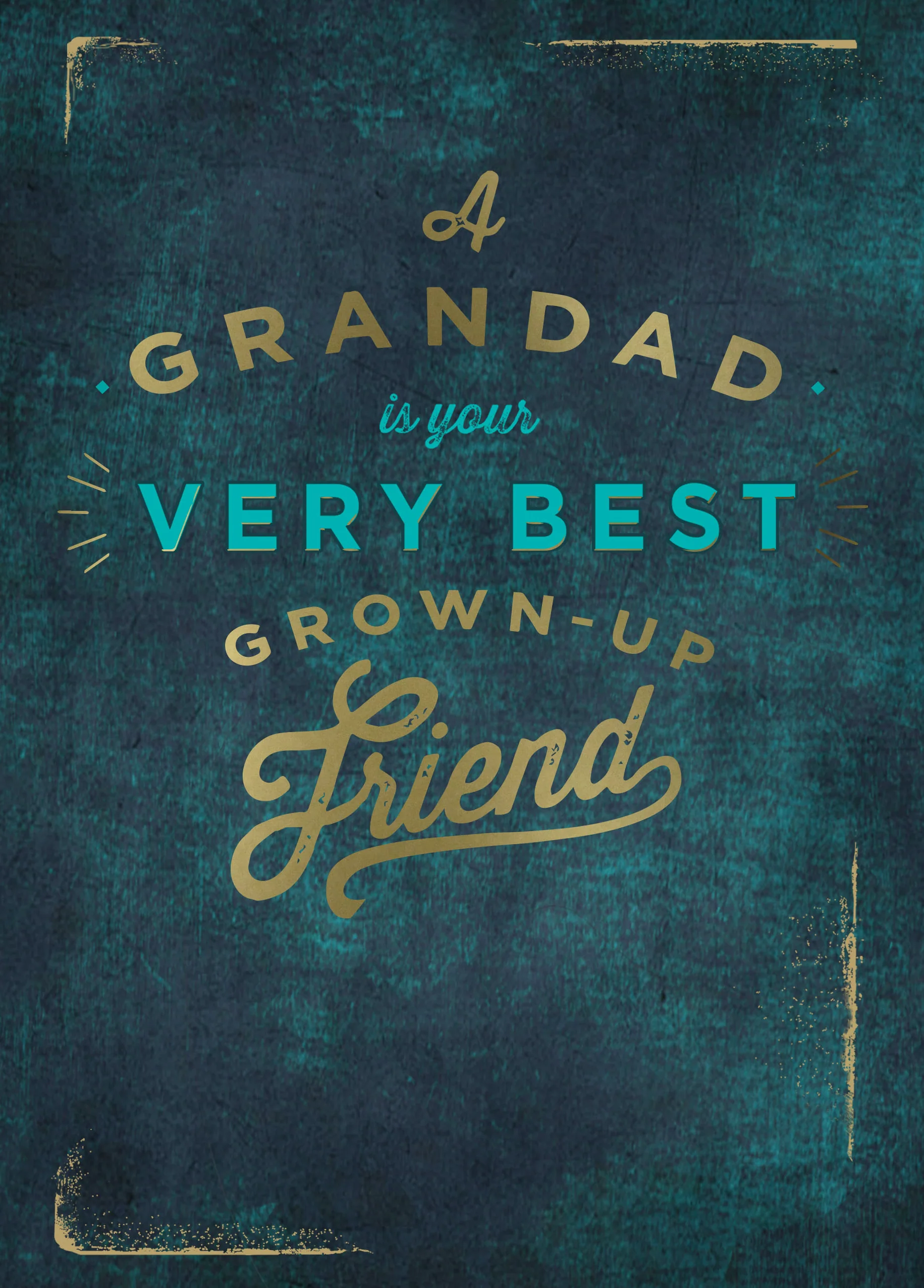 Personalised Grandad Very Best Birthday Card