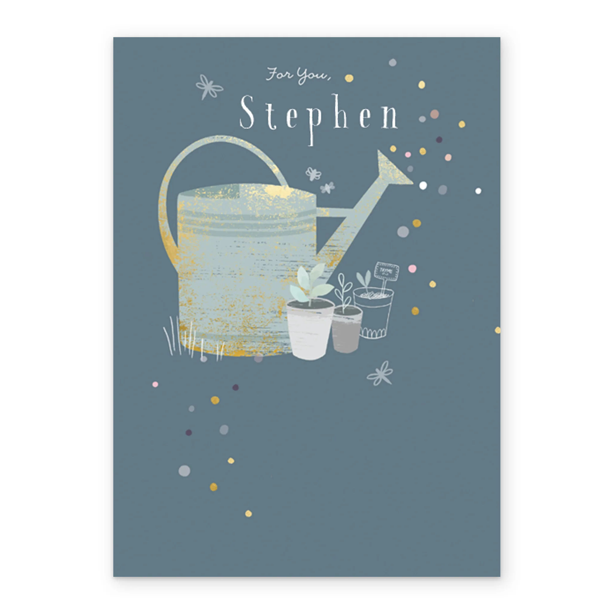 Personalised Grandad Watering Can Birthday Card - Image 2