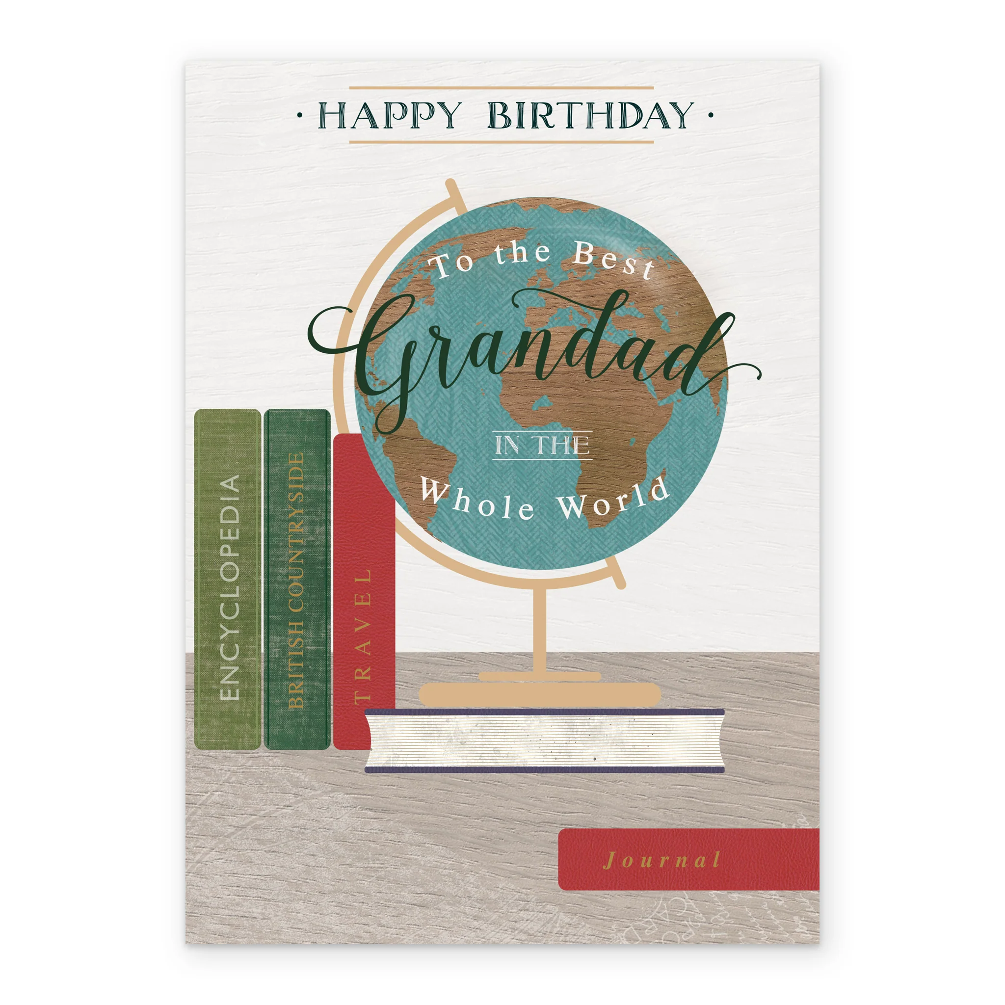 Personalised Grandad World Globe Birthday Card - Image 2