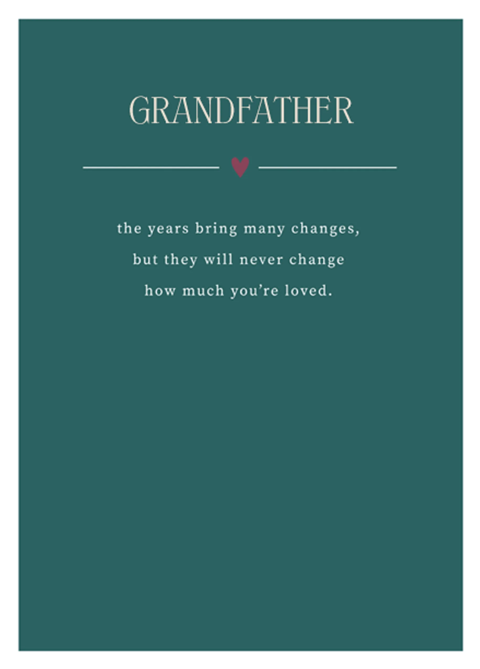 Personalised Grandfather Father's Day Text-Based Editable Card