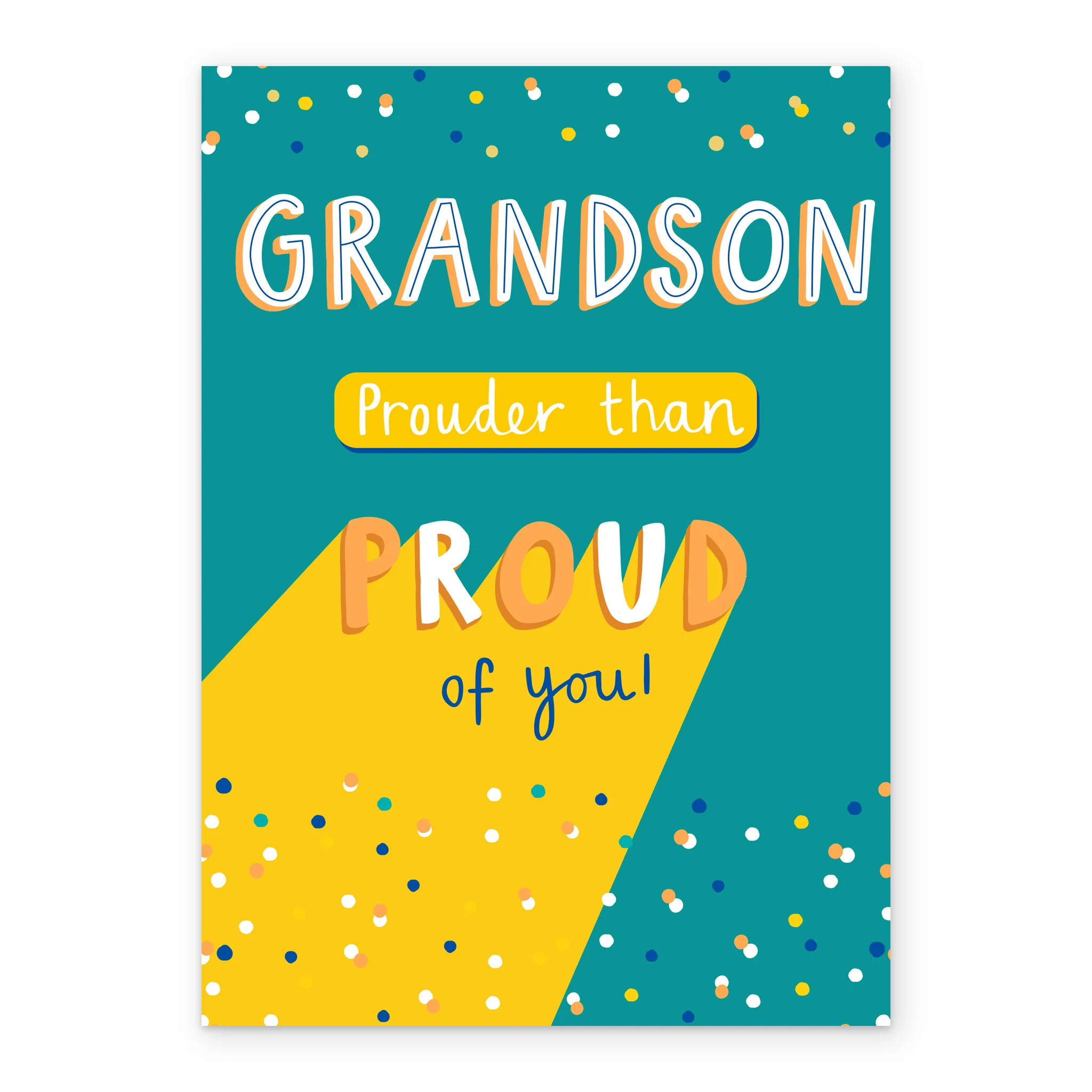 Personalised Grandson Proud Of You Card - Image 2