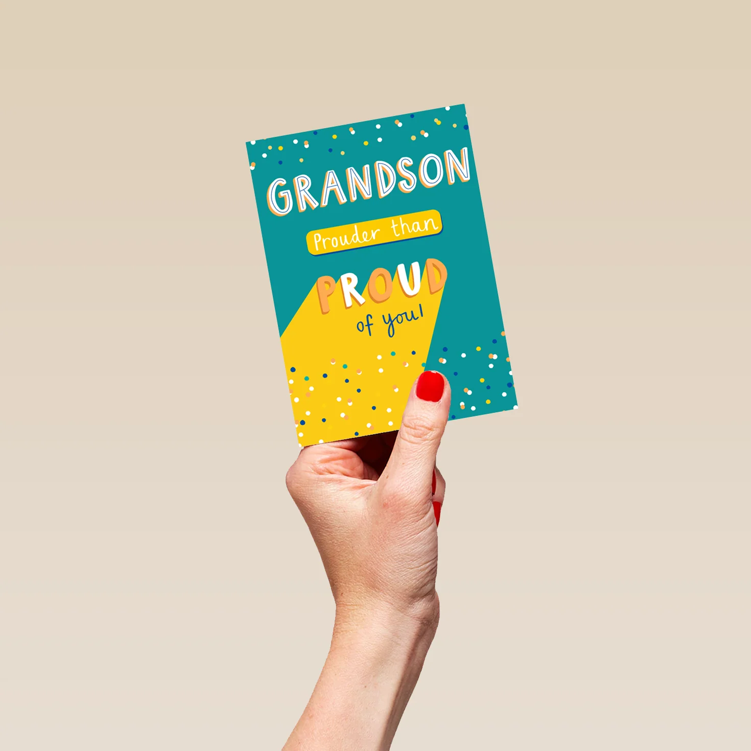 Personalised Grandson Proud Of You Card - Image 4