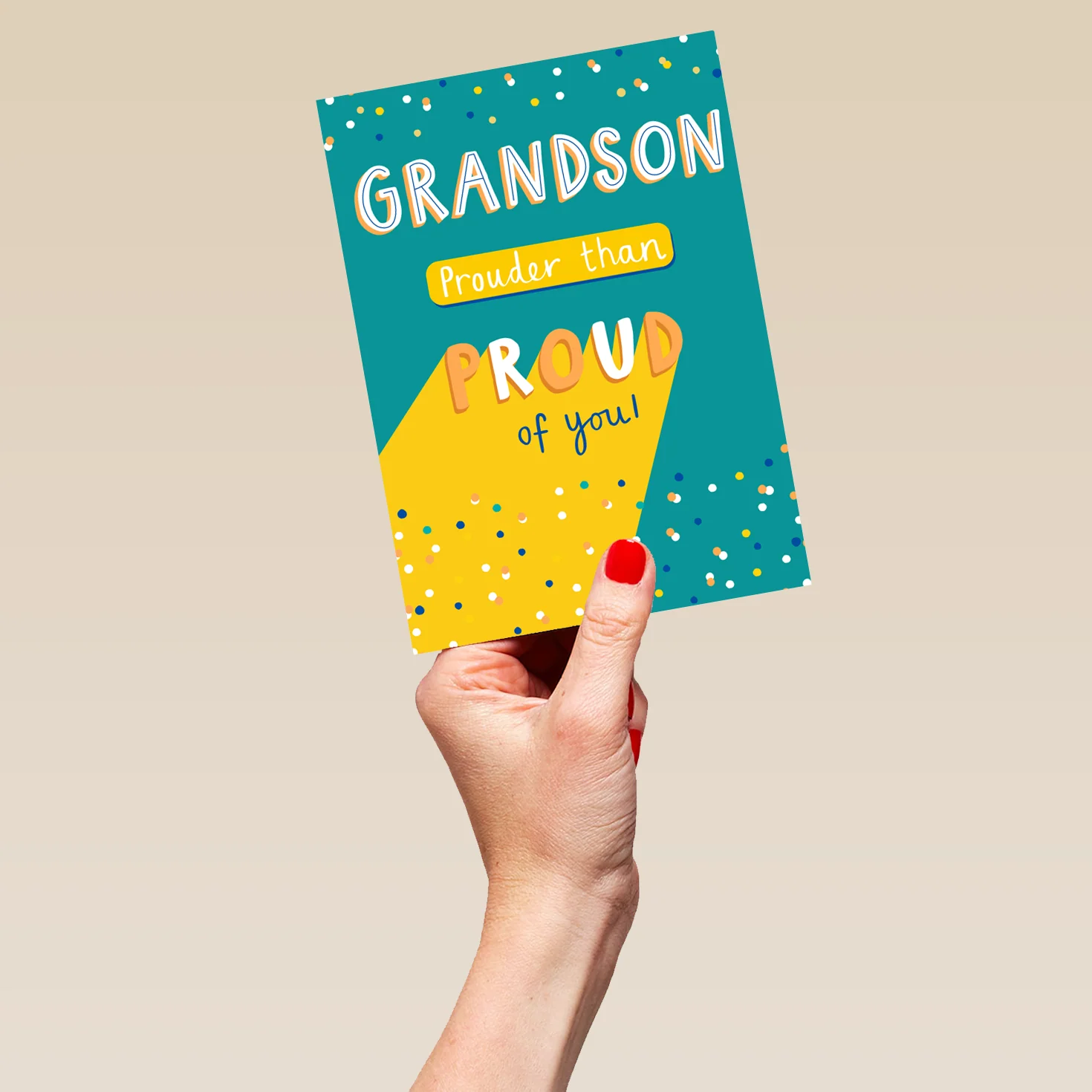 Personalised Grandson Proud Of You Card - Image 5
