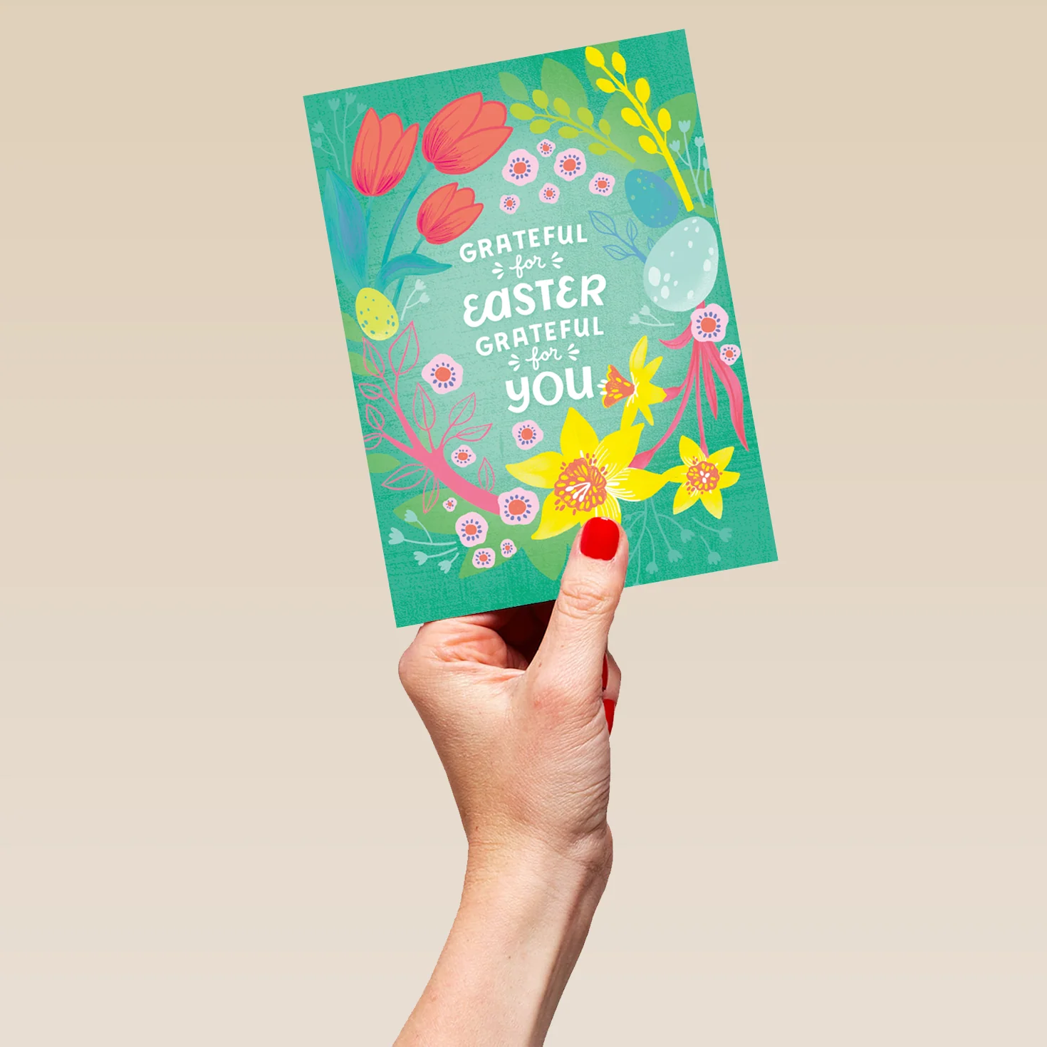 Personalised 'Grateful For You' Easter Card - Image 5