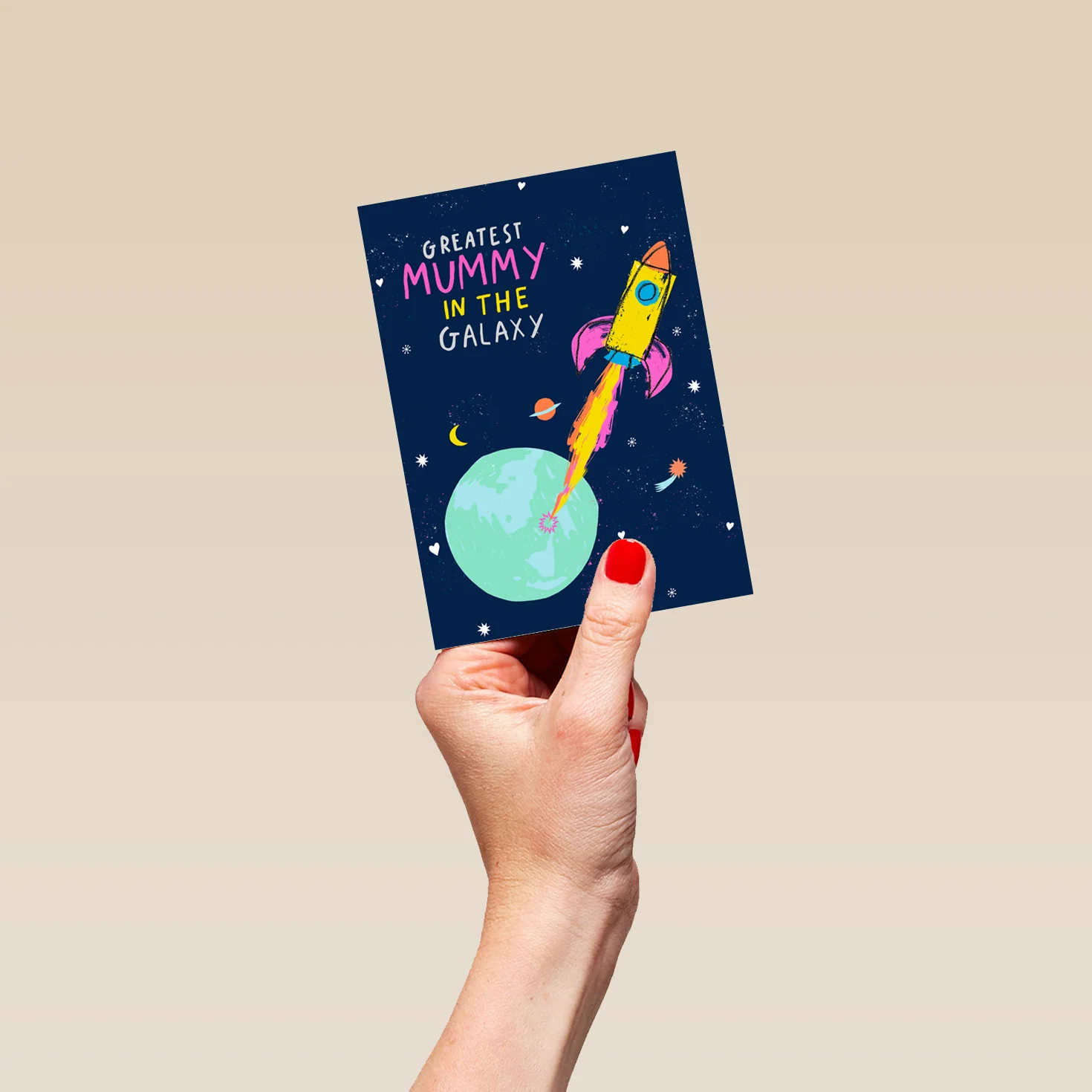 Personalised Greatest Mummy In The Galaxy Card - Image 4