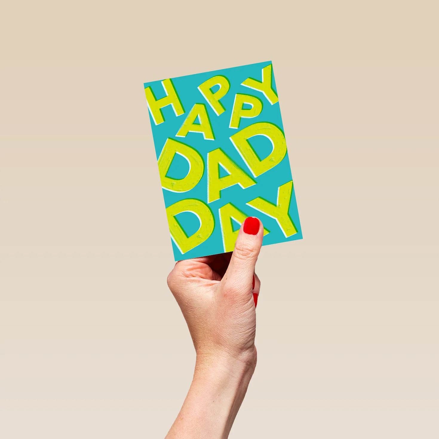 Personalised Green 'Happy Dad Day' Father's Day Card - Image 4