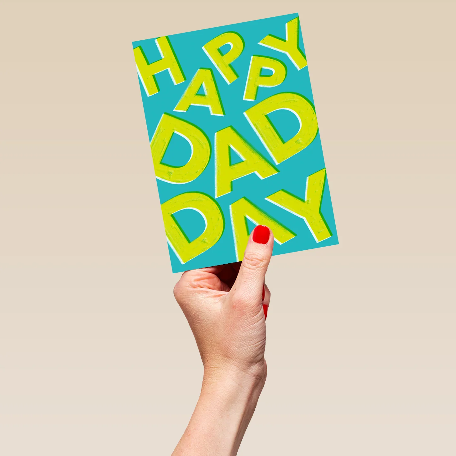 Personalised Green 'Happy Dad Day' Father's Day Card - Image 5