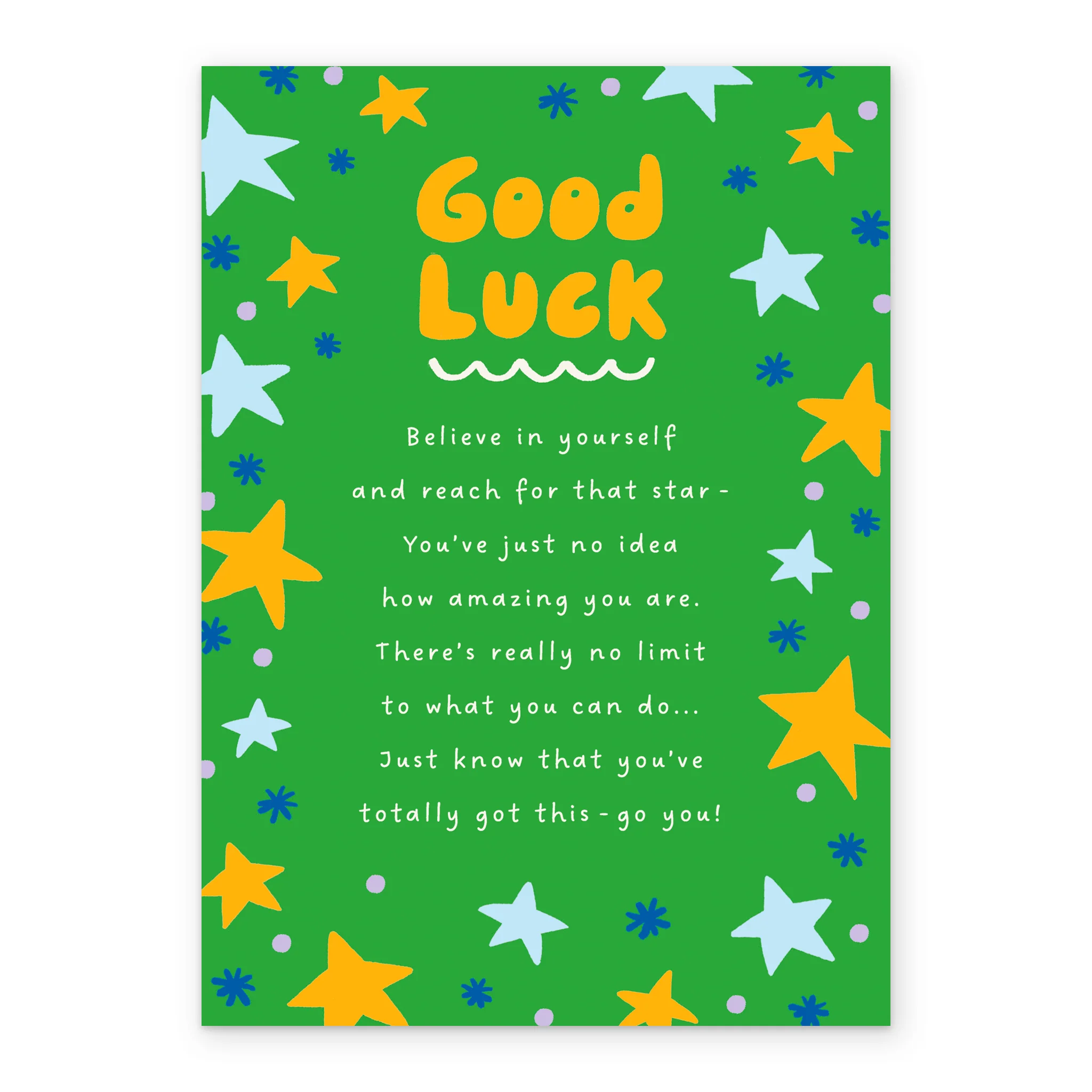 Personalised Green Heartfelt Good Luck Card - Image 2