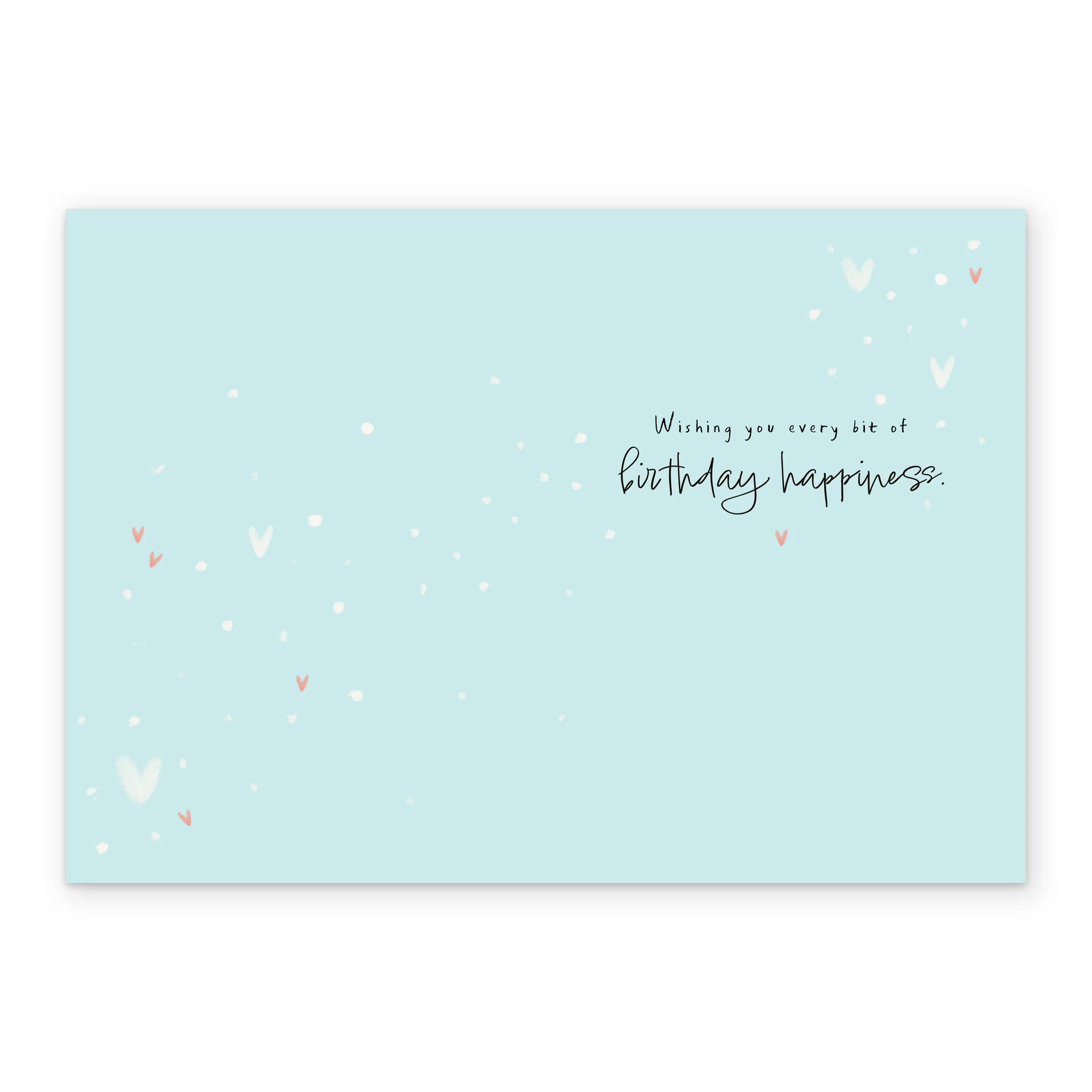 Personalised Grey Hearts Birthday Card for Boyfriend - Image 3