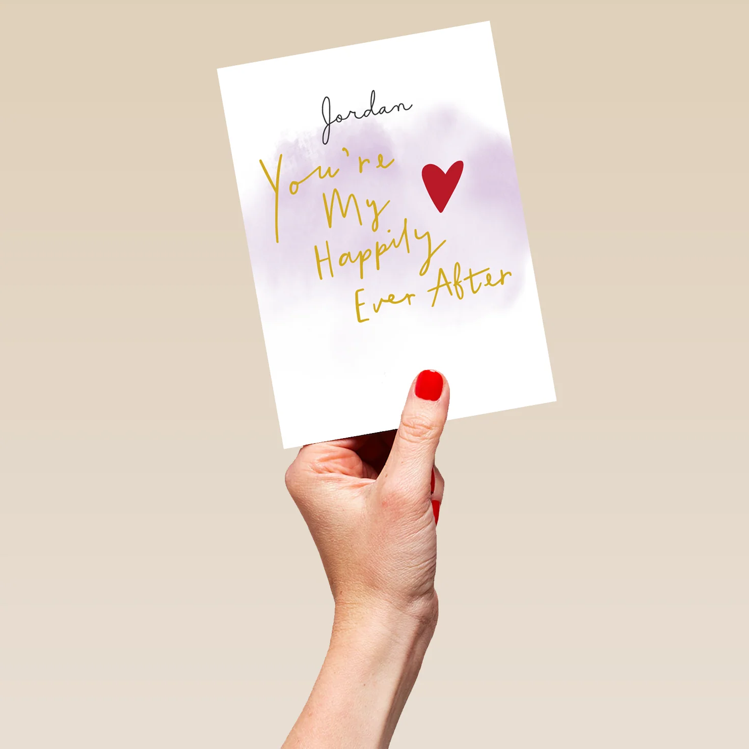 Personalised Happily Ever After Valentine's Day Card - Image 5