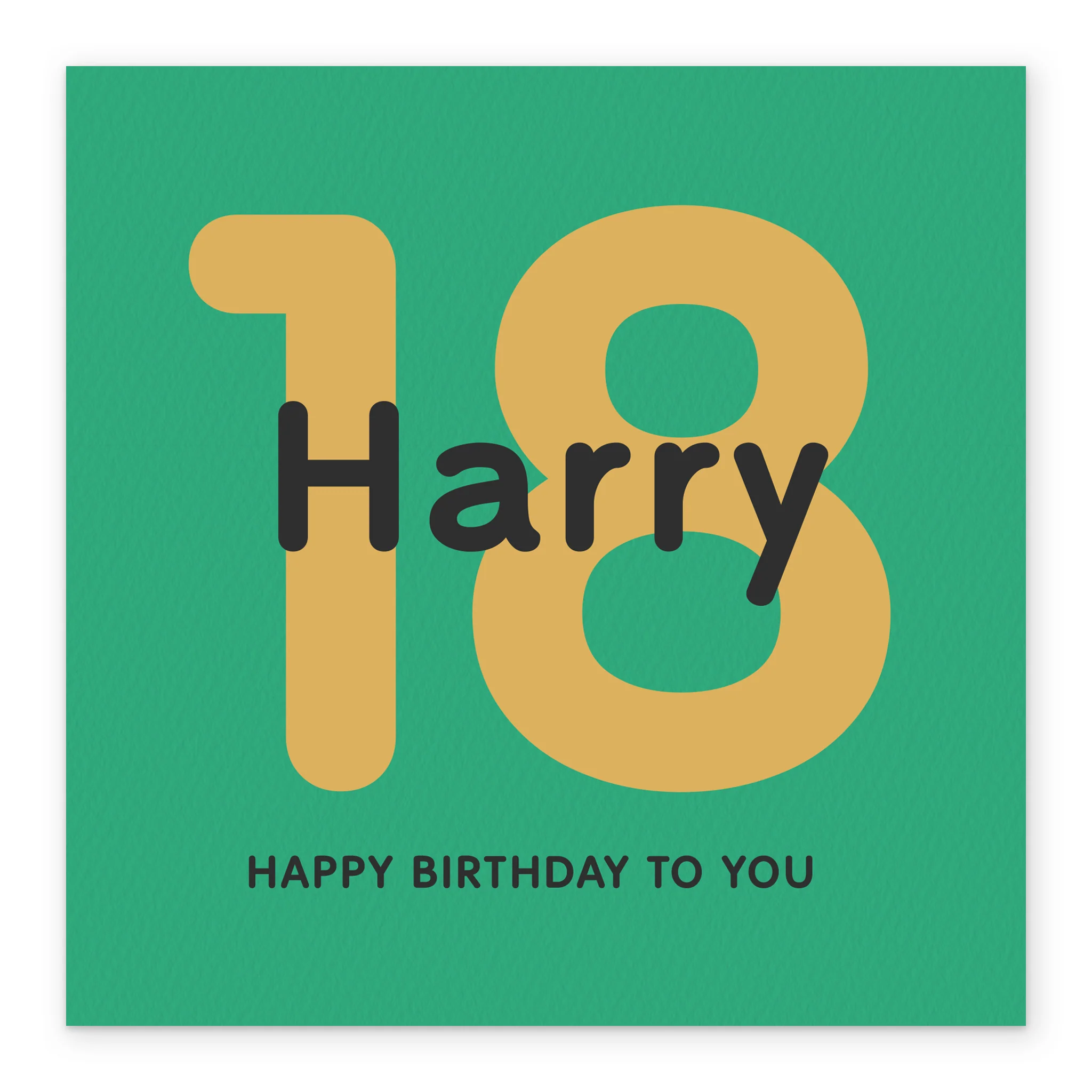 Personalised Happy 18th Birthday Card For Him - Image 2