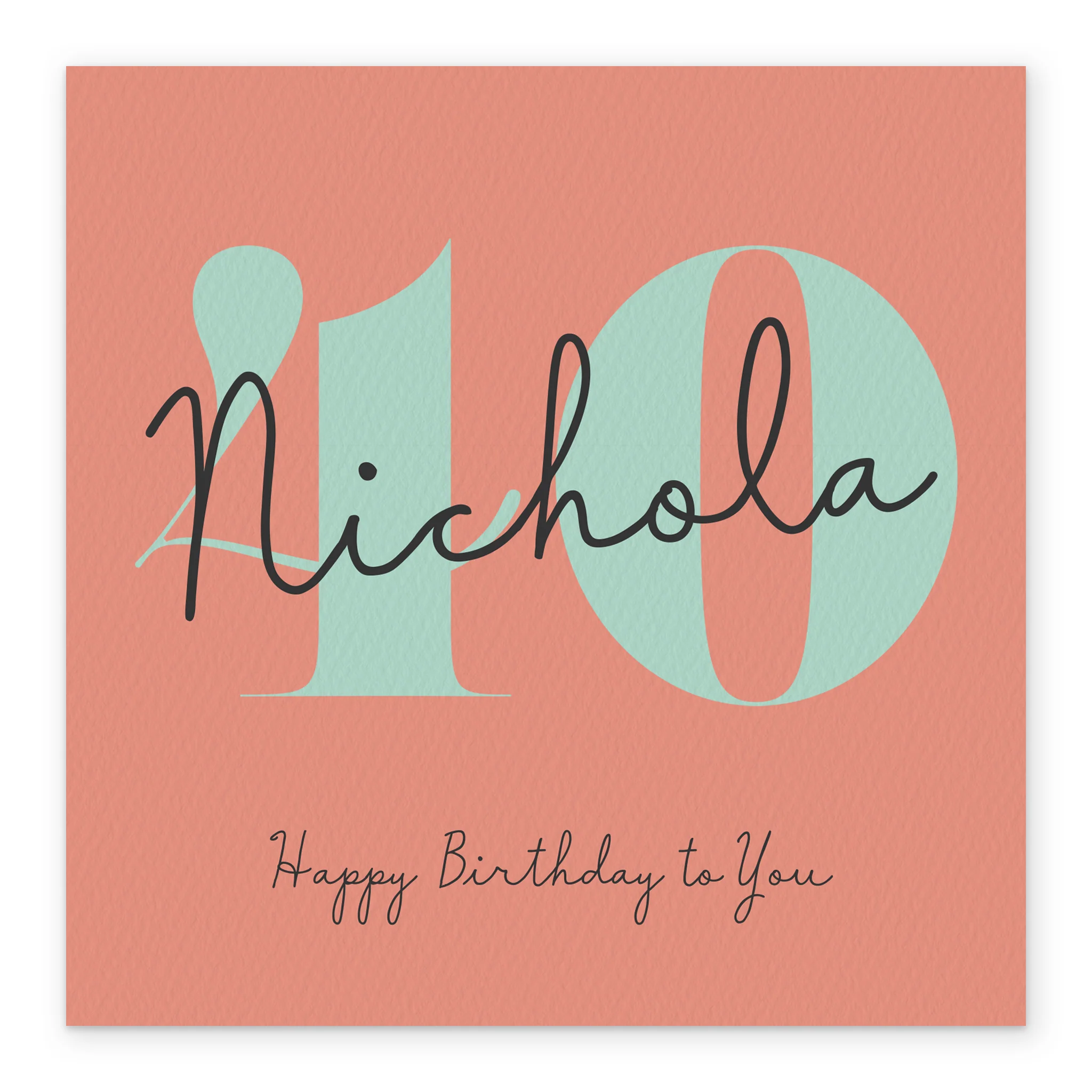 Personalised Happy 40th Birthday Card For Her - Image 2