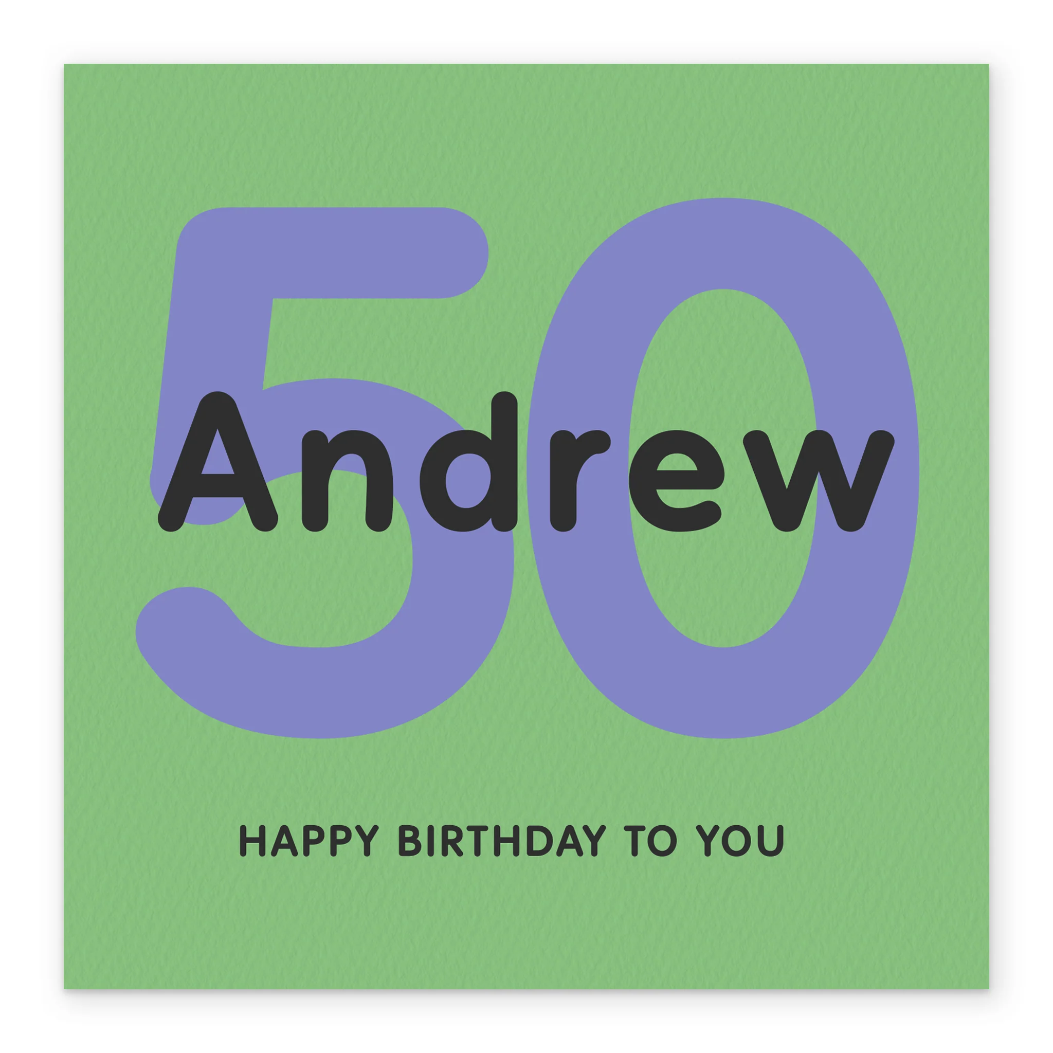 Personalised Happy 50th Birthday Card For Him - Image 2