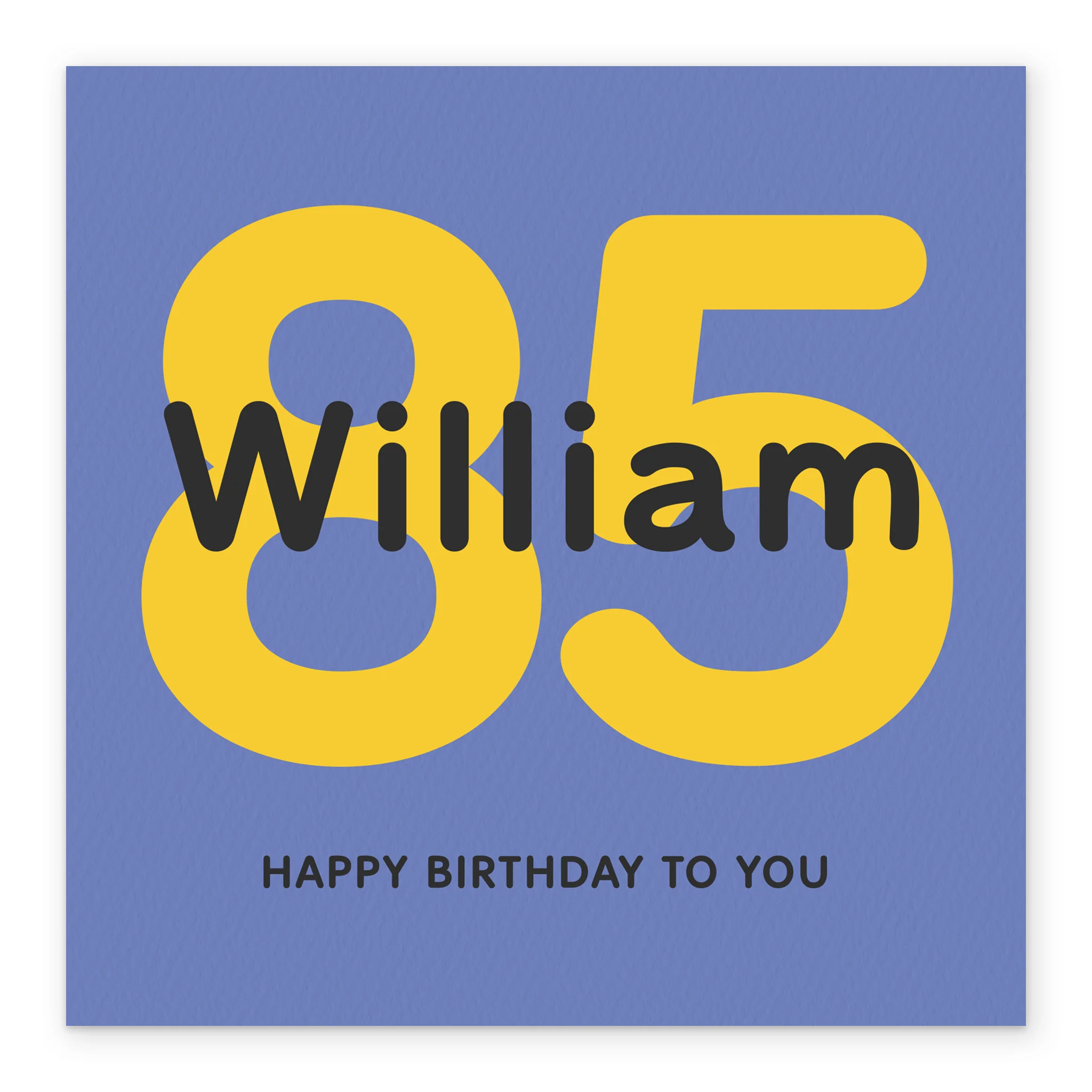 Personalised Happy 85th Birthday Card For Him - Image 2