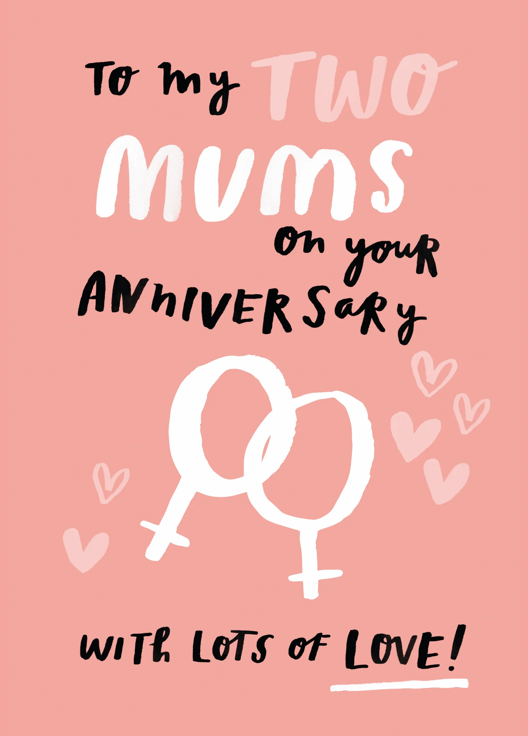 Personalised Happy Anniversary To My Mums Card