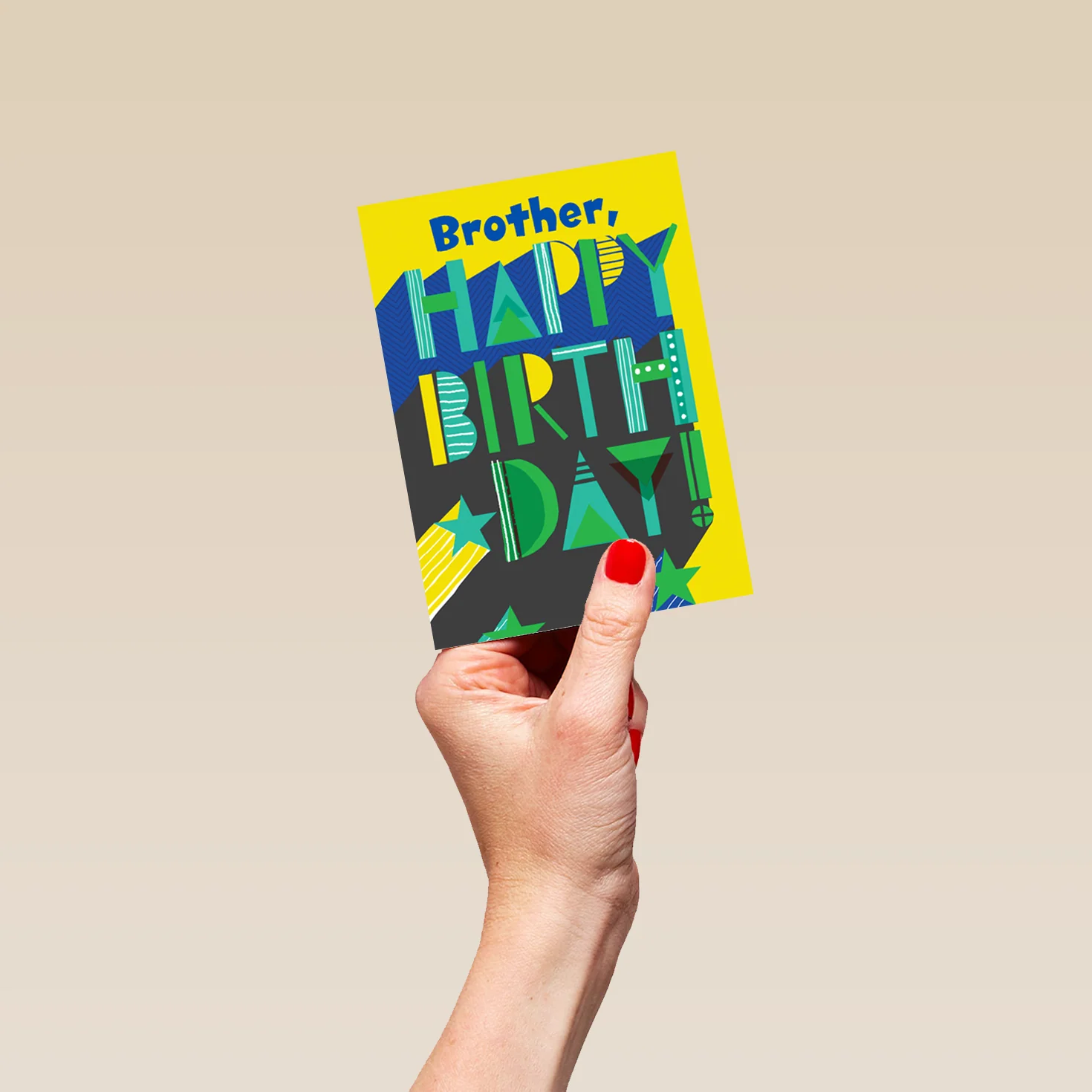 Personalised Happy Birthday Card For Brother - Image 4