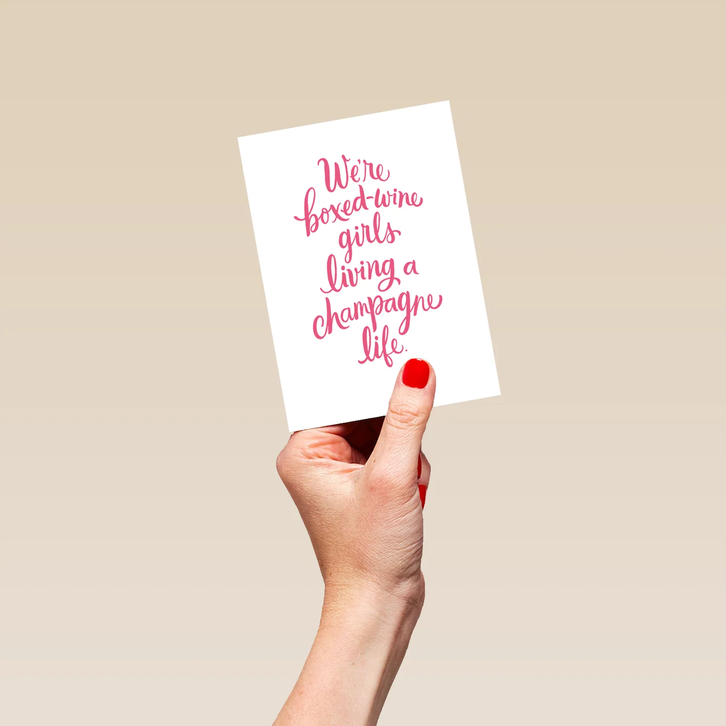 Personalised Happy Birthday Friend Wine Card - Image 4