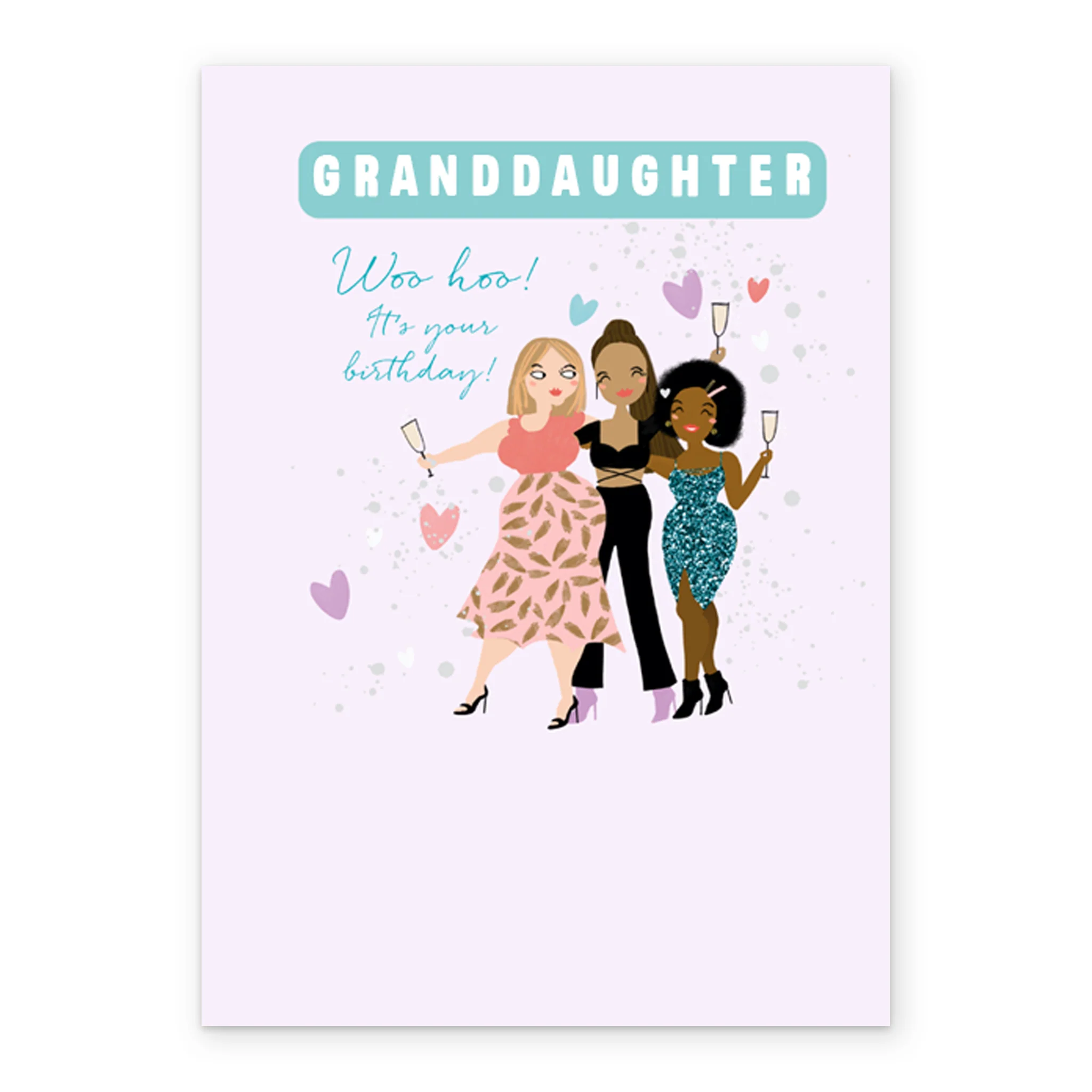 Personalised Happy Birthday Granddaughter Party Card - Image 2