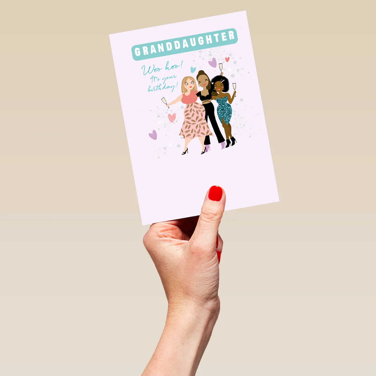 Personalised Happy Birthday Granddaughter Party Card - Image 5