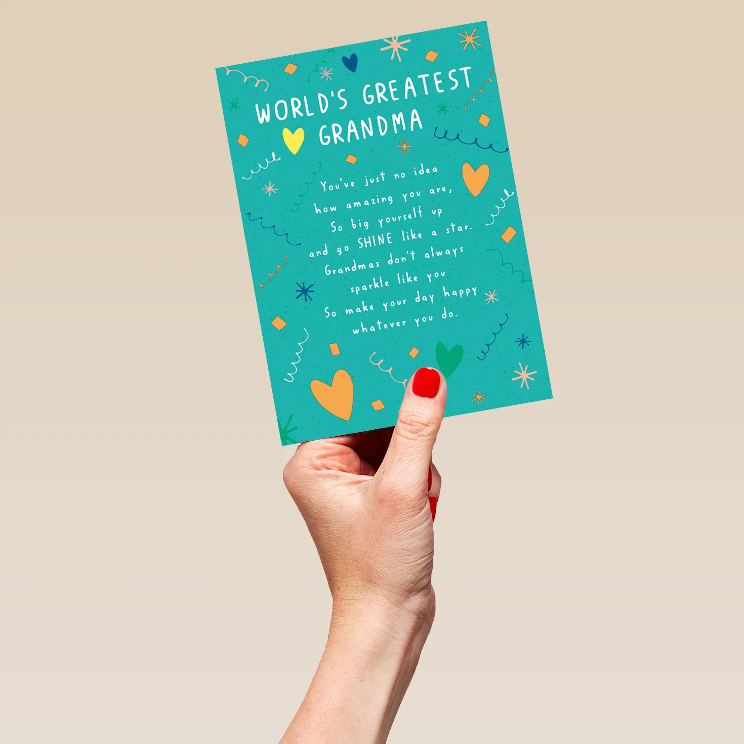 Personalised Happy Birthday Grandma Poem Card - Image 5