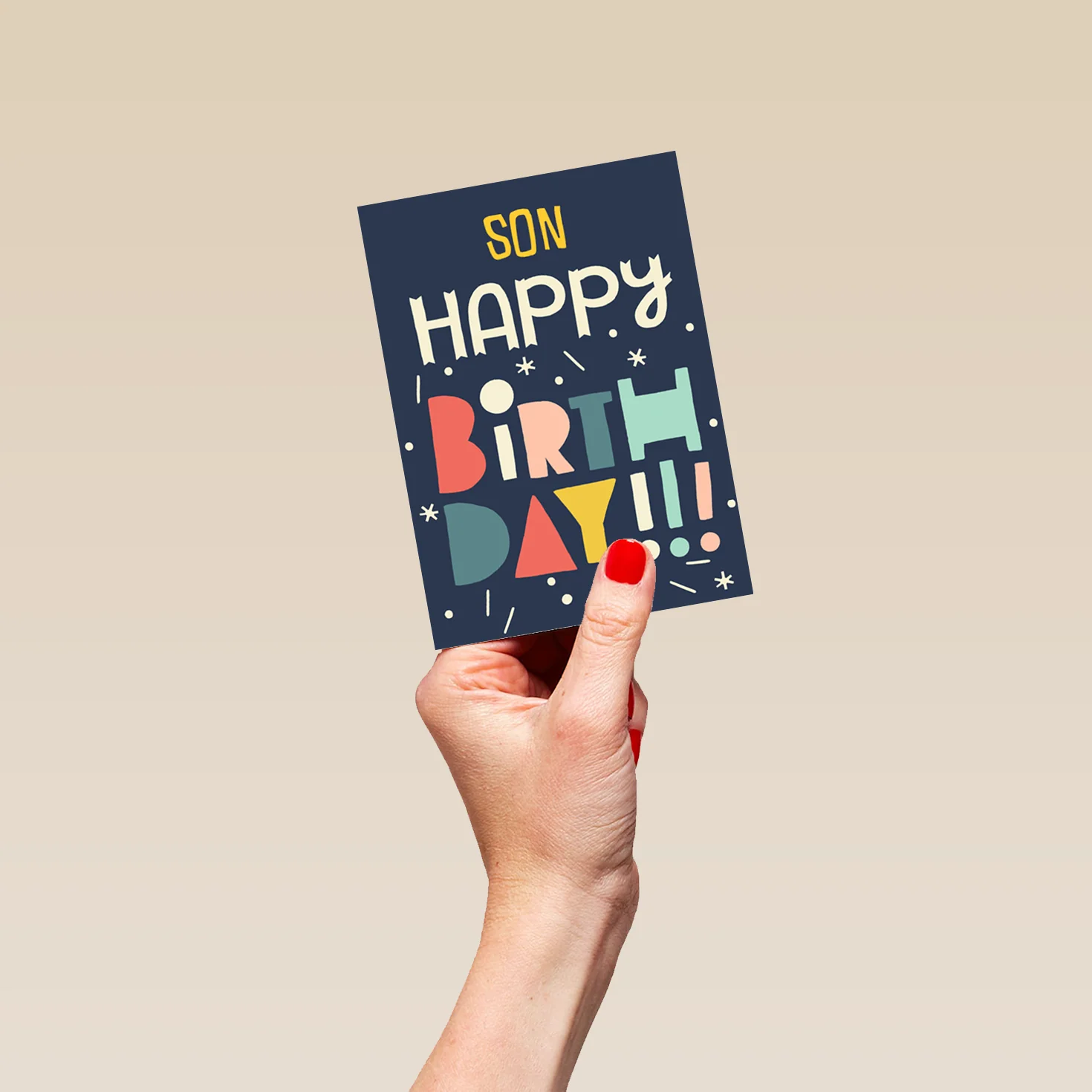 Personalised Happy Birthday Son Card - Image 4