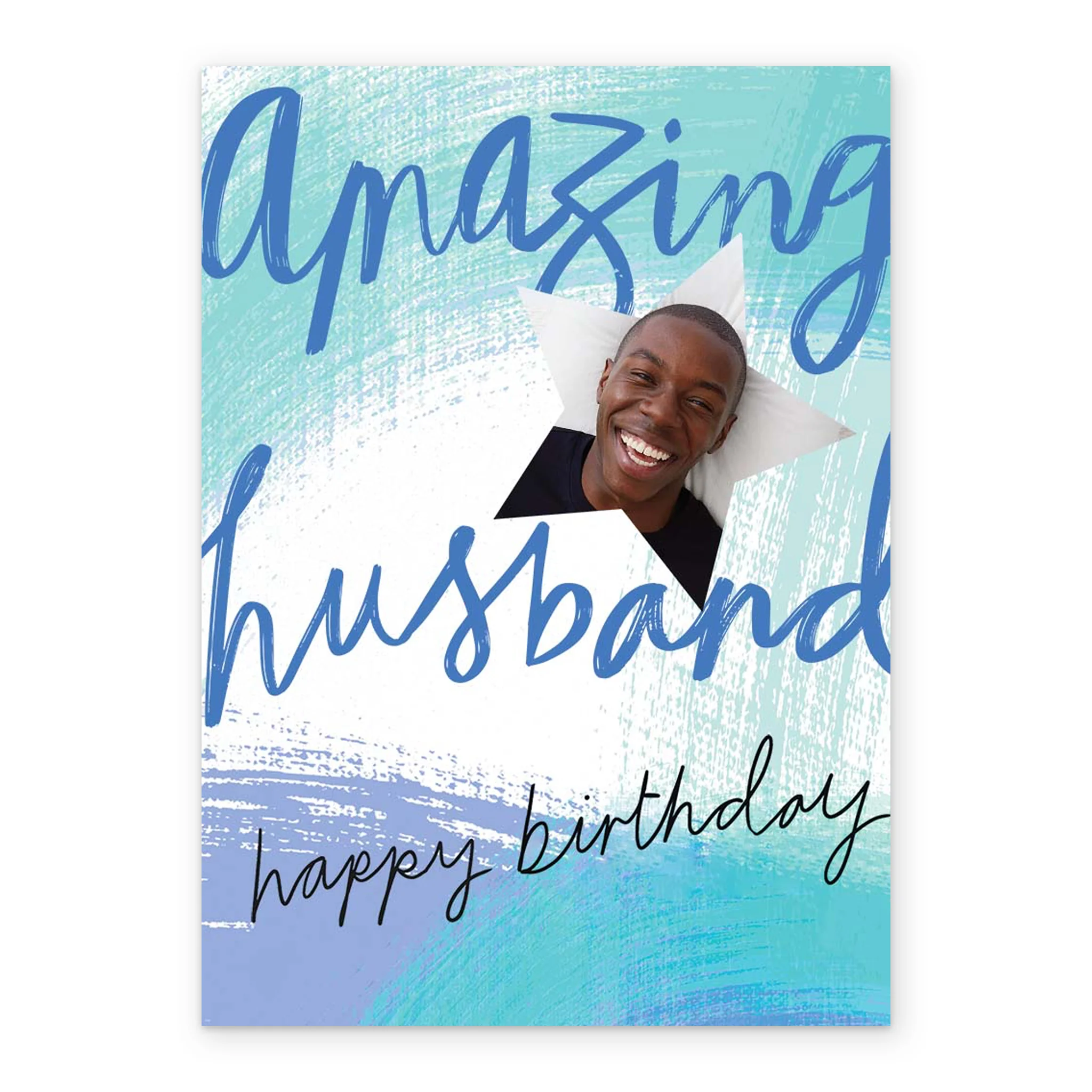 Personalised Happy Birthday To An Amazing Husband Photo Card - Image 2