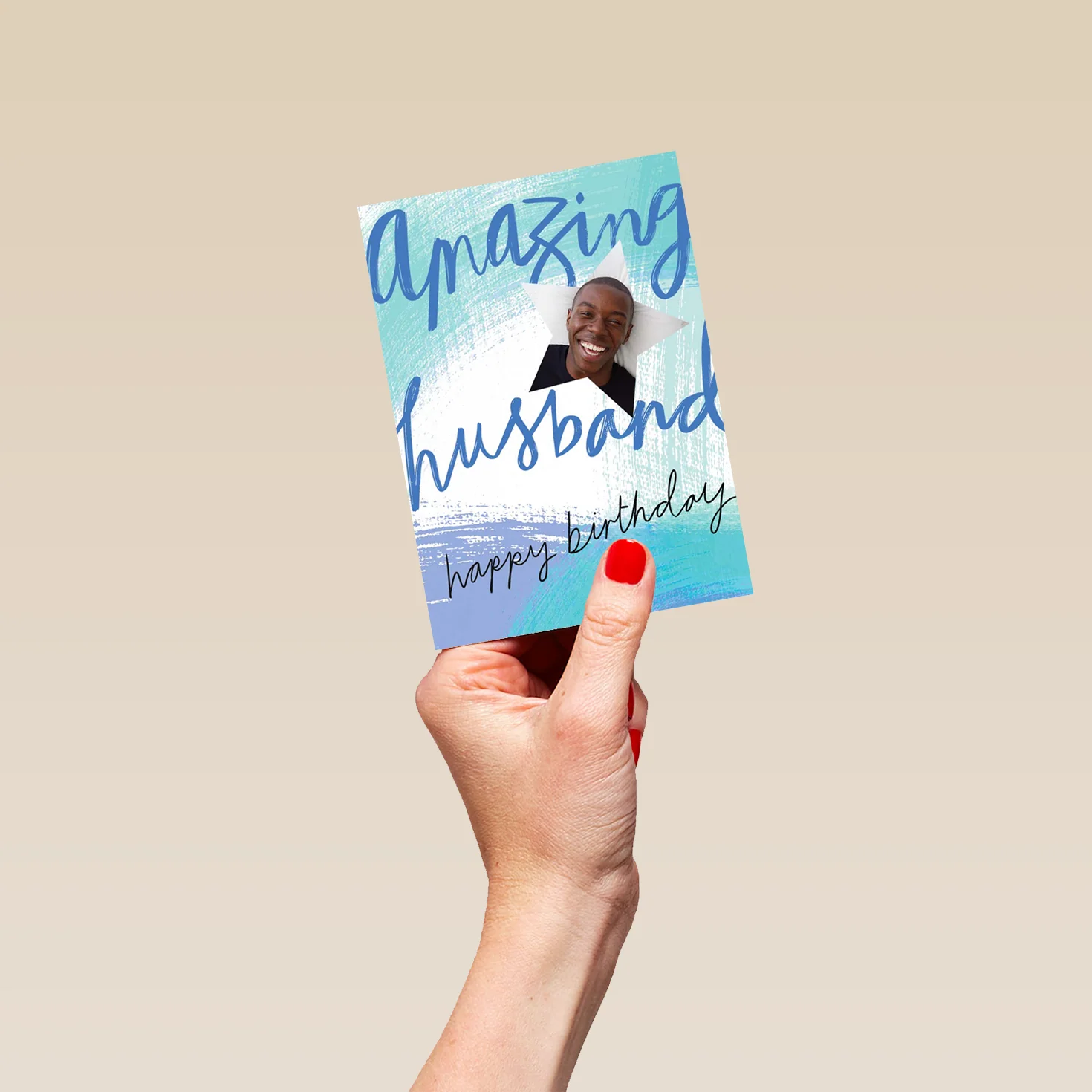 Personalised Happy Birthday To An Amazing Husband Photo Card - Image 4