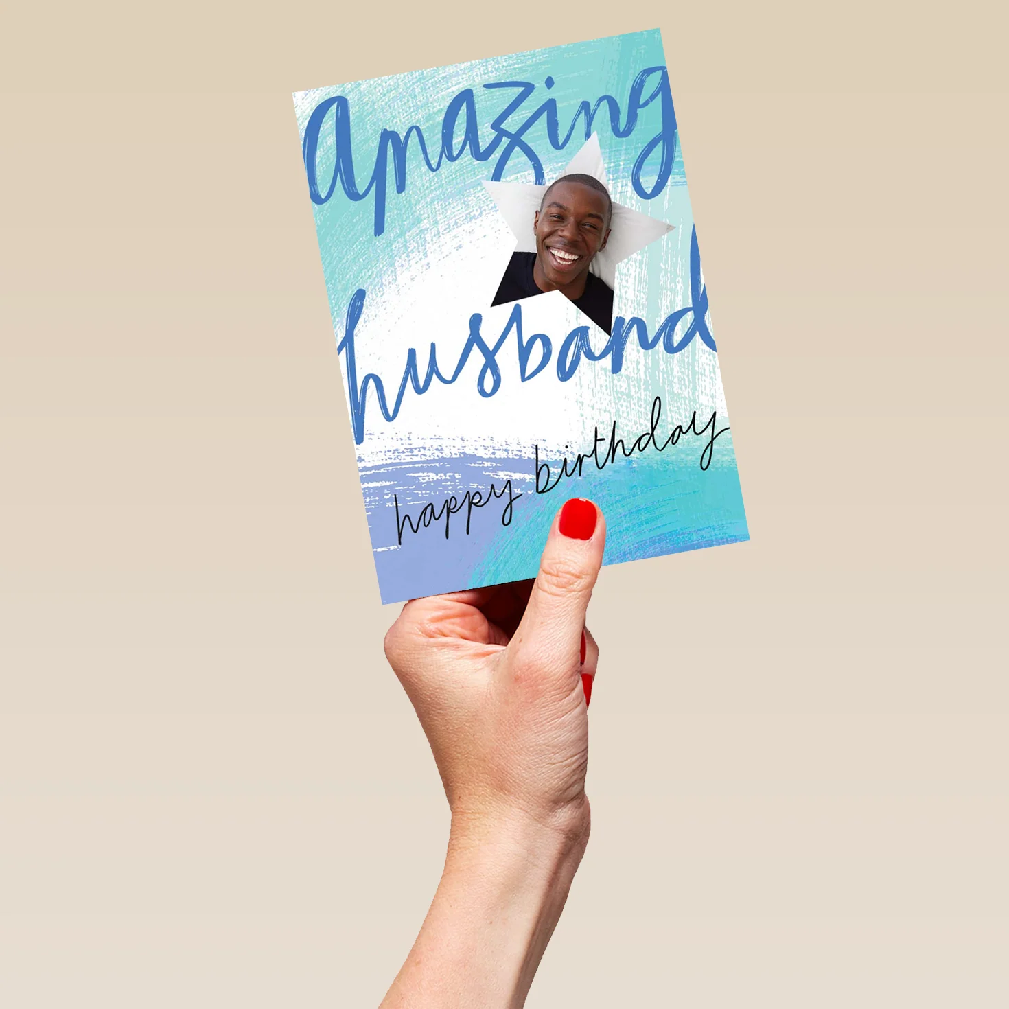 Personalised Happy Birthday To An Amazing Husband Photo Card - Image 5