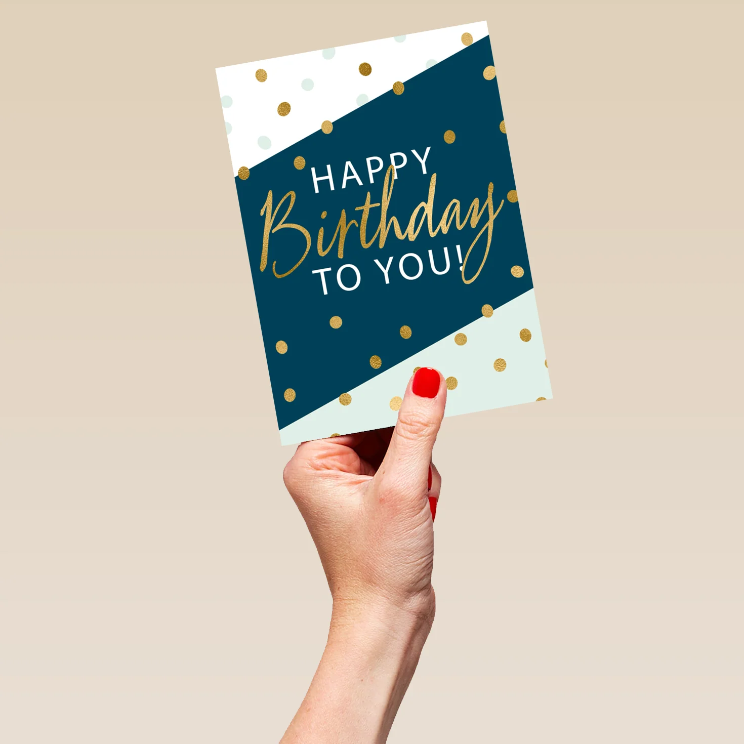 Personalised Happy Birthday To You Trendy Card - Image 5