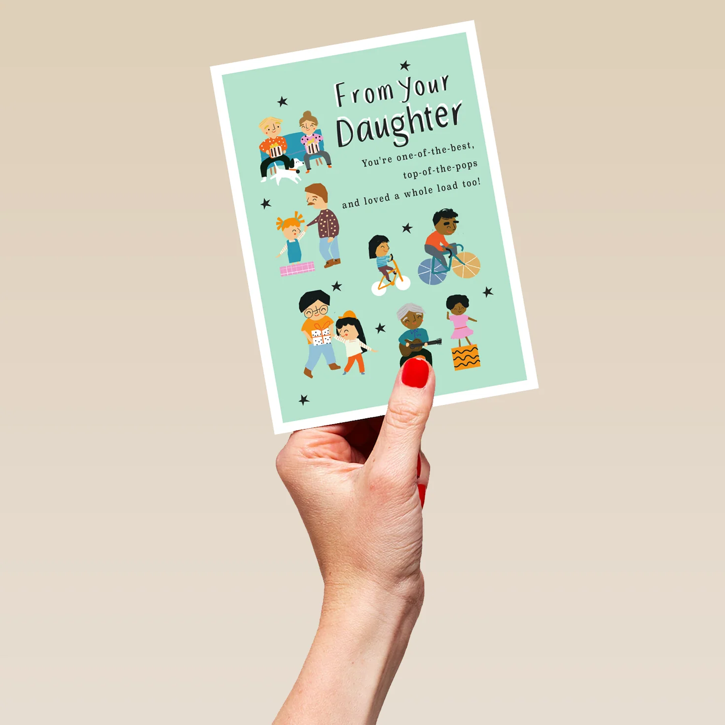 Personalised Happy Father's Day From Daughter Card - Image 5