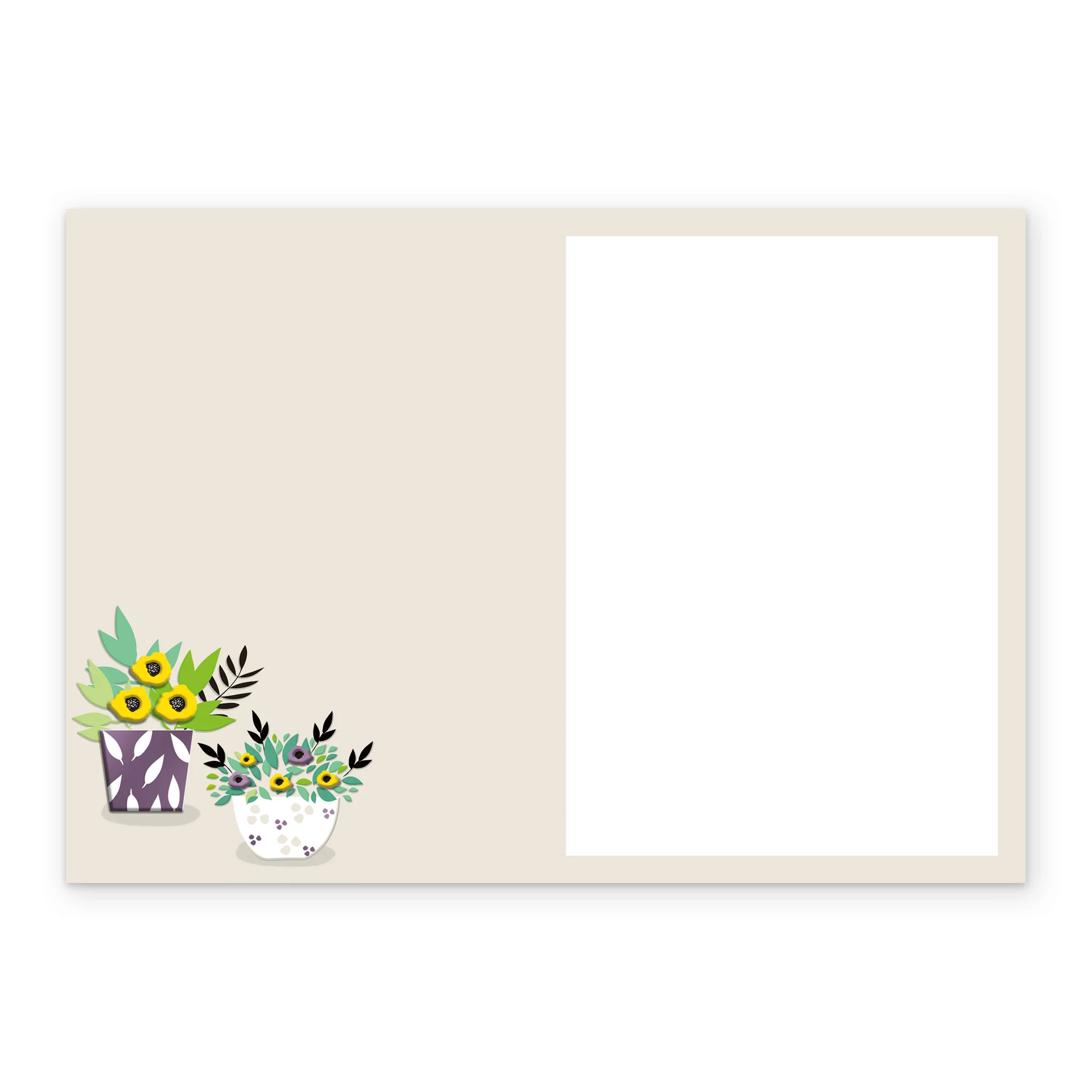 Personalised Happy Flowers & Houseplants Mother's Day Card - Image 3