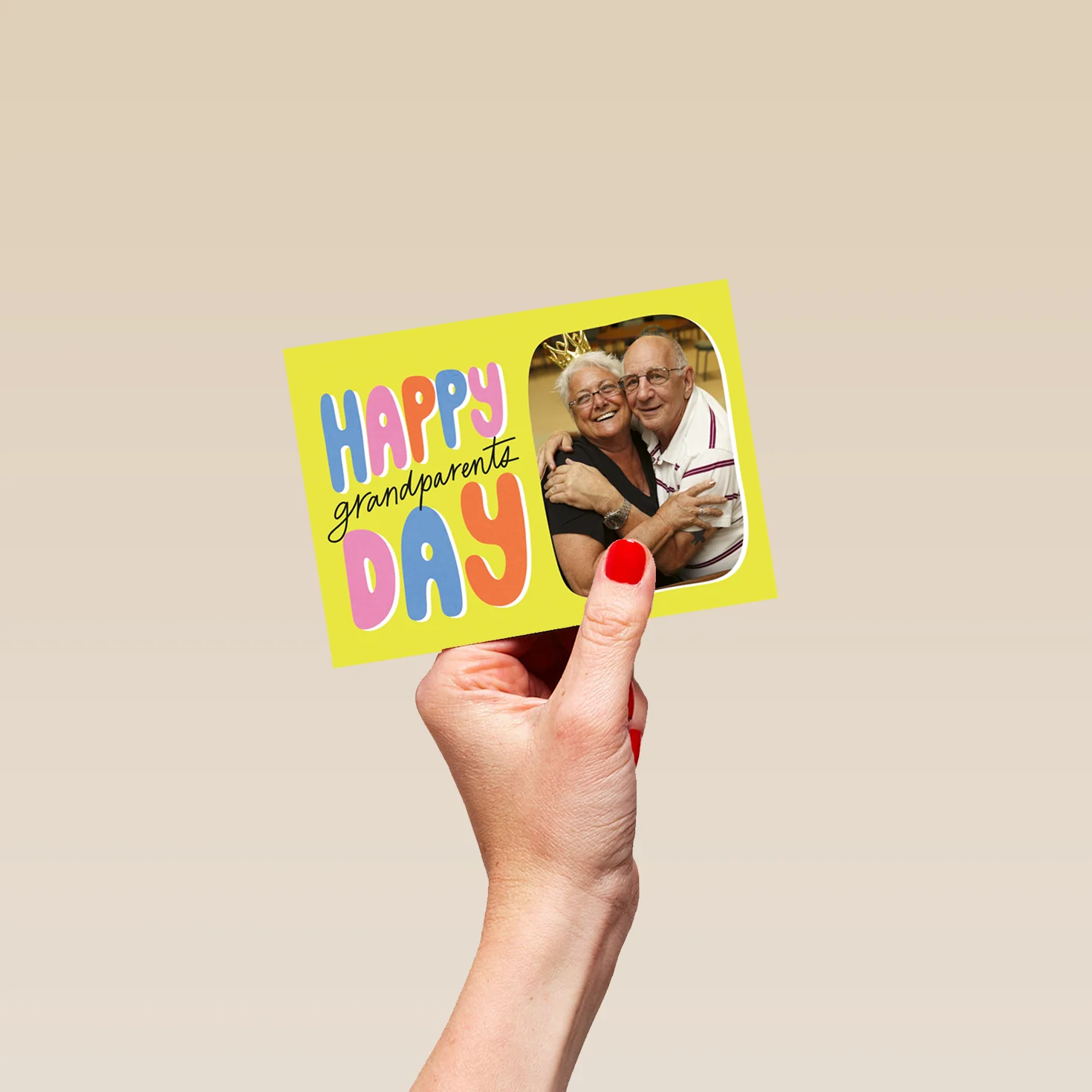 Personalised 'Happy Grandparents' Day' Photo Upload Card - Image 4