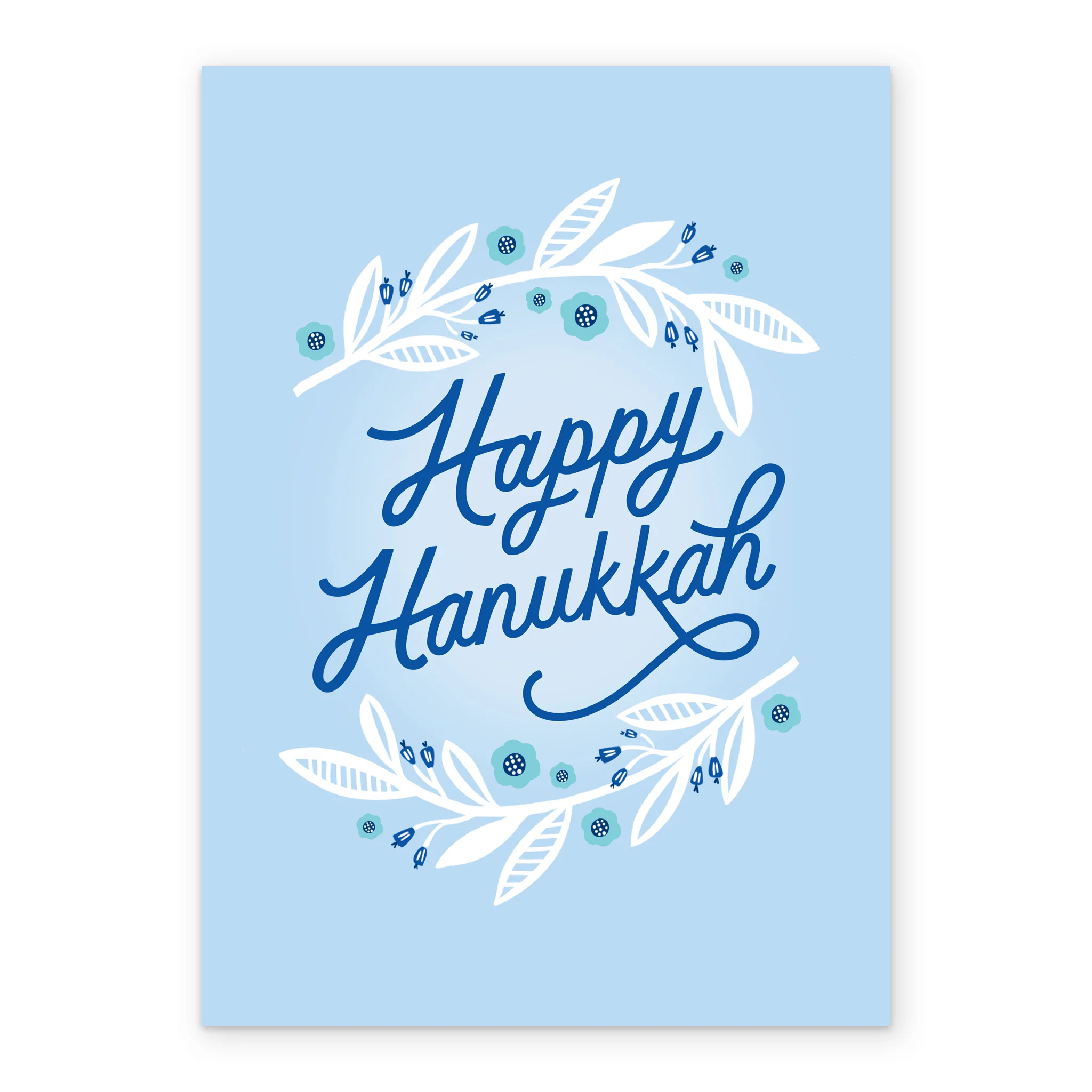 Personalised Happy Hanukkah Winter Festival Card - Image 2