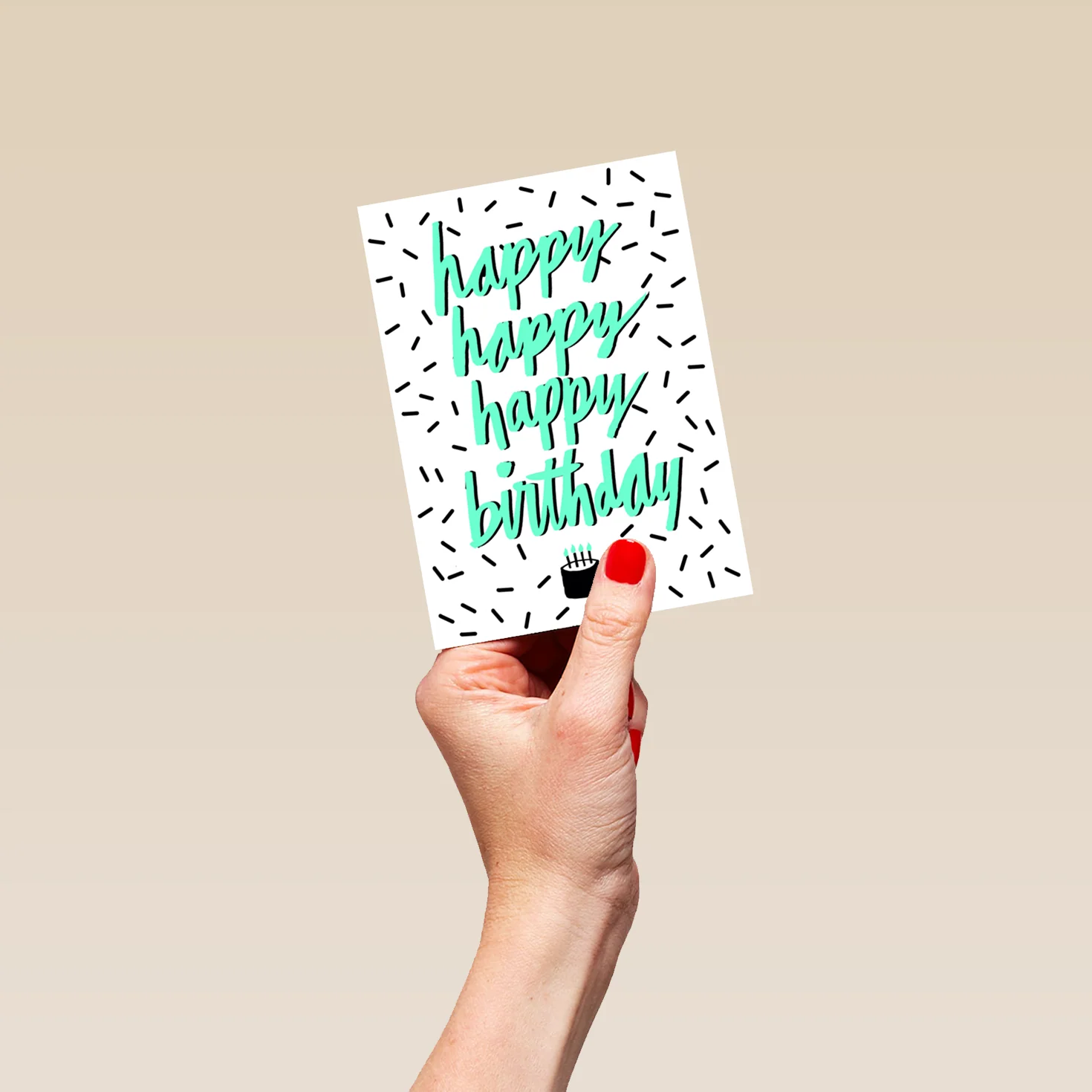 Personalised Happy Happy Birthday! Card - Image 4